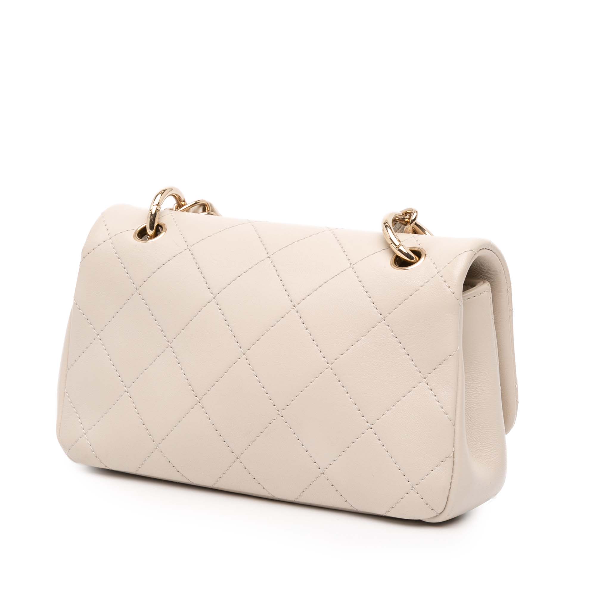 Chanel Medium Lambskin Twist Chain Enamel CC Flap - image 2