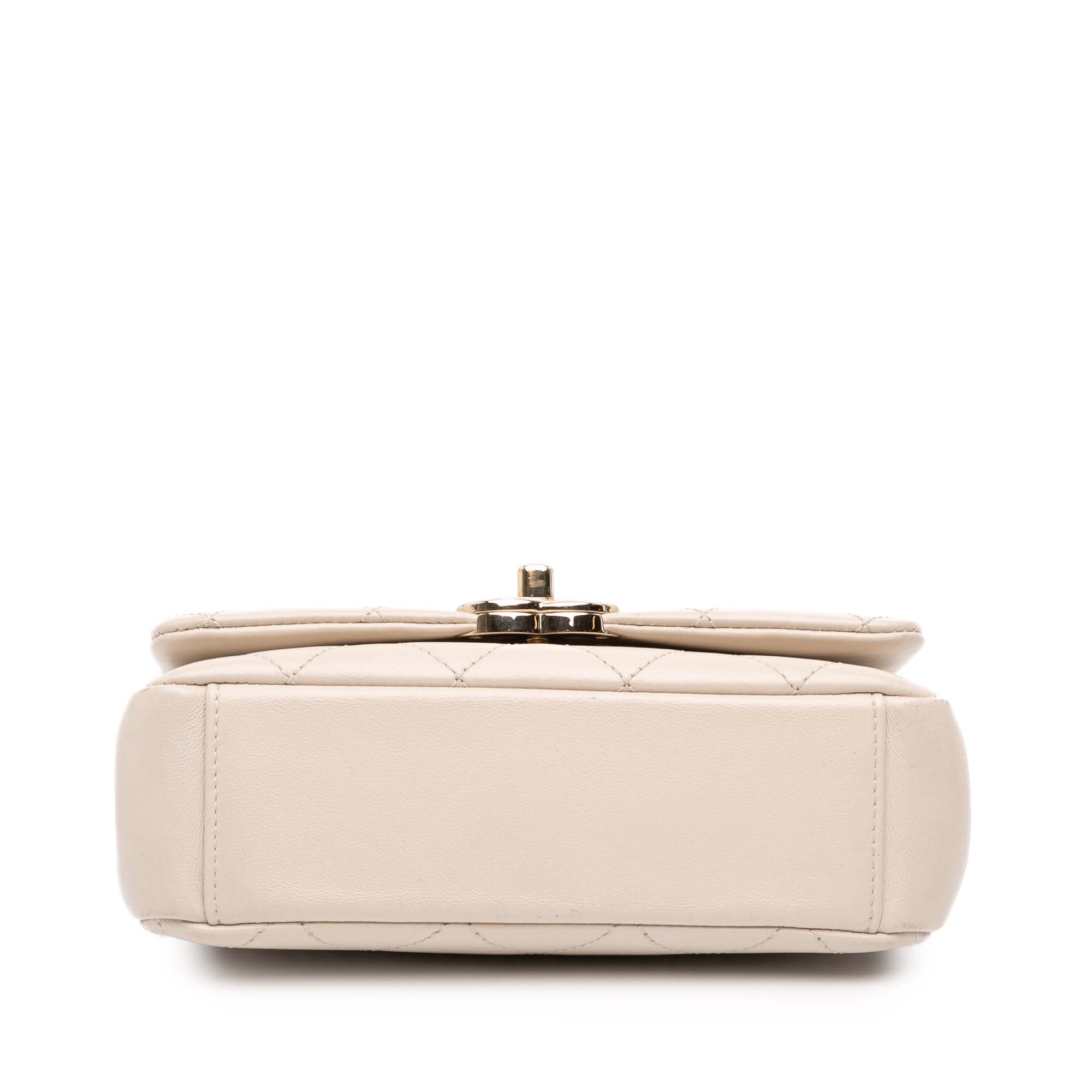 Chanel Medium Lambskin Twist Chain Enamel CC Flap - image 3