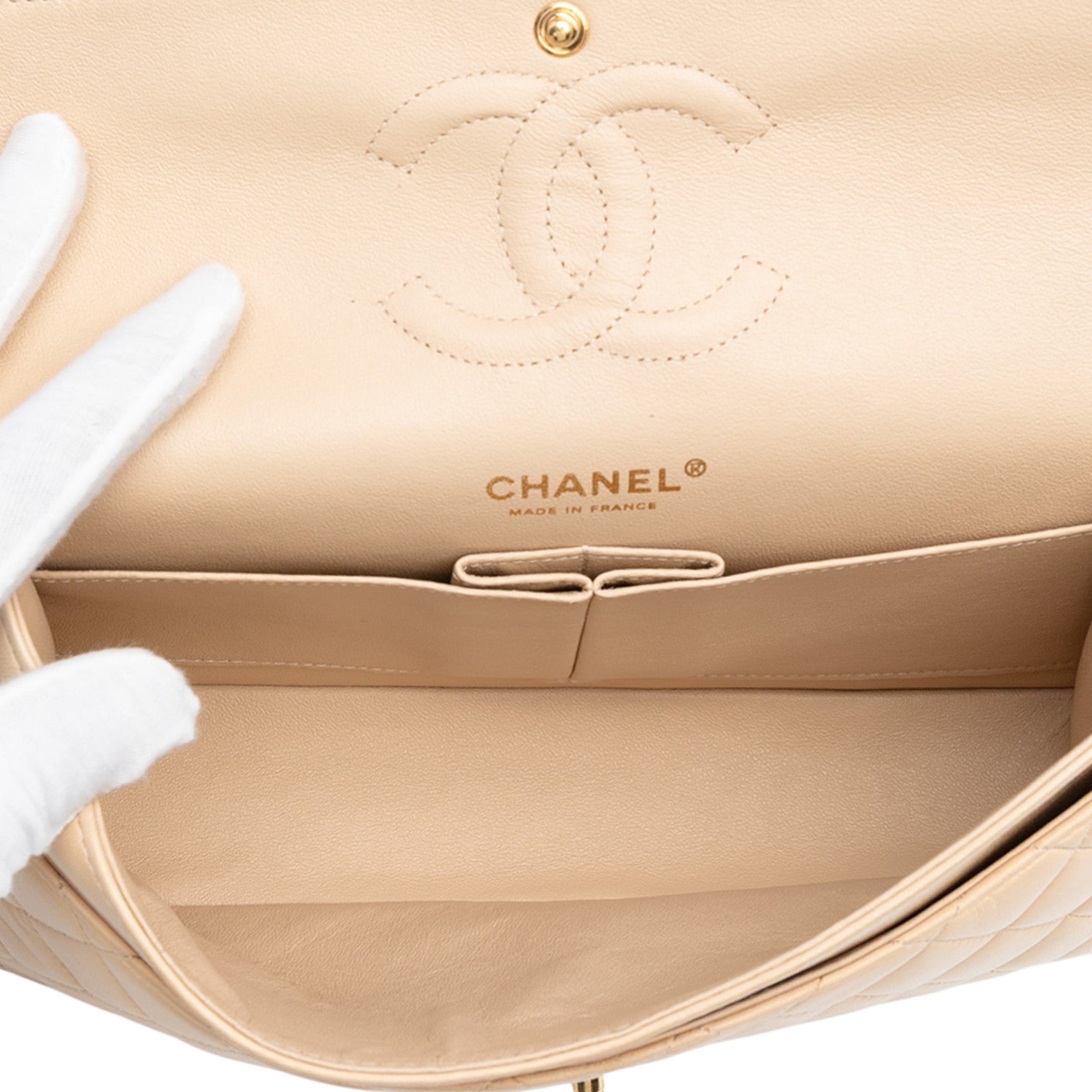 Chanel Medium Classic Lambskin Double Flap - image 4