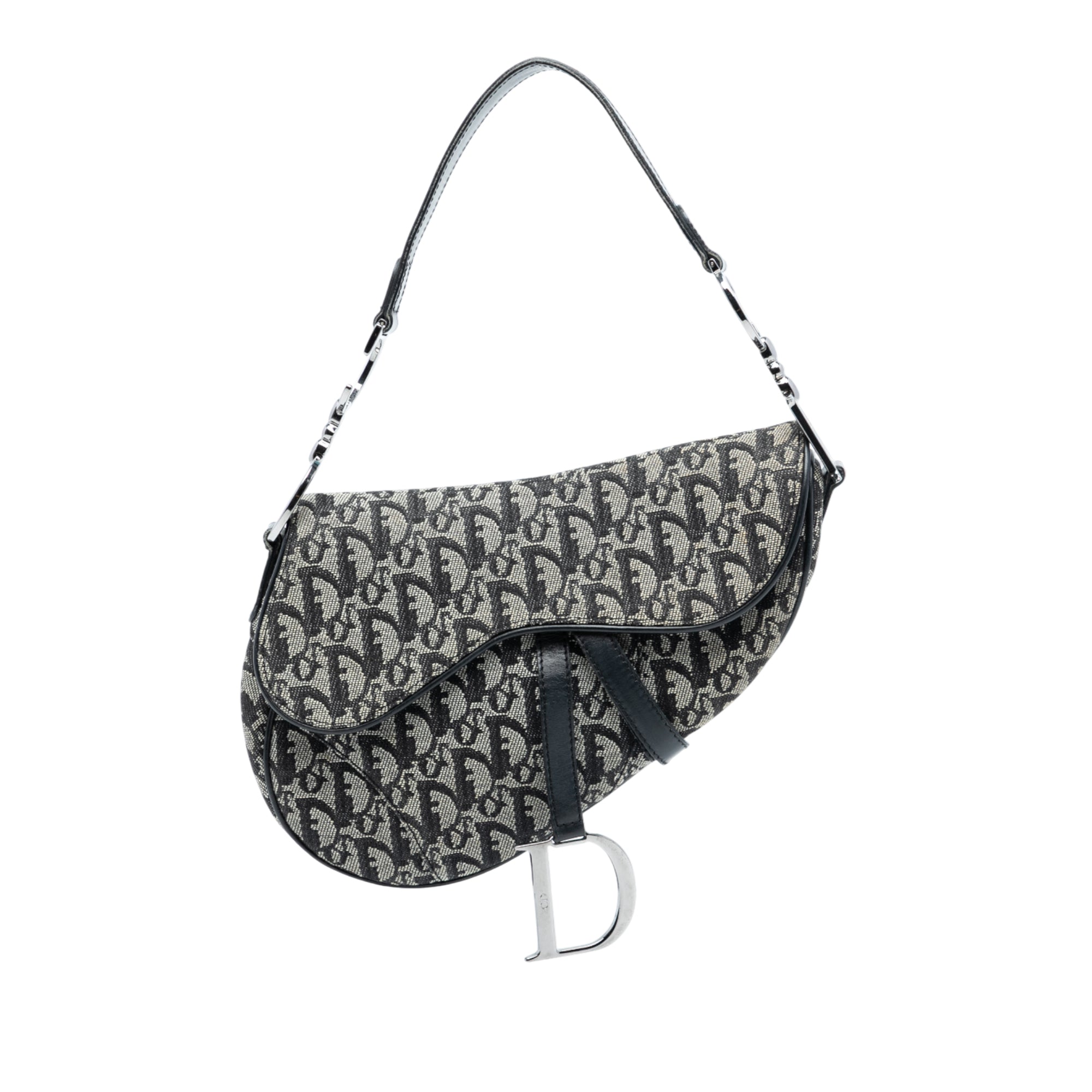 Dior Diorissimo Canvas Saddle Bag - image 1