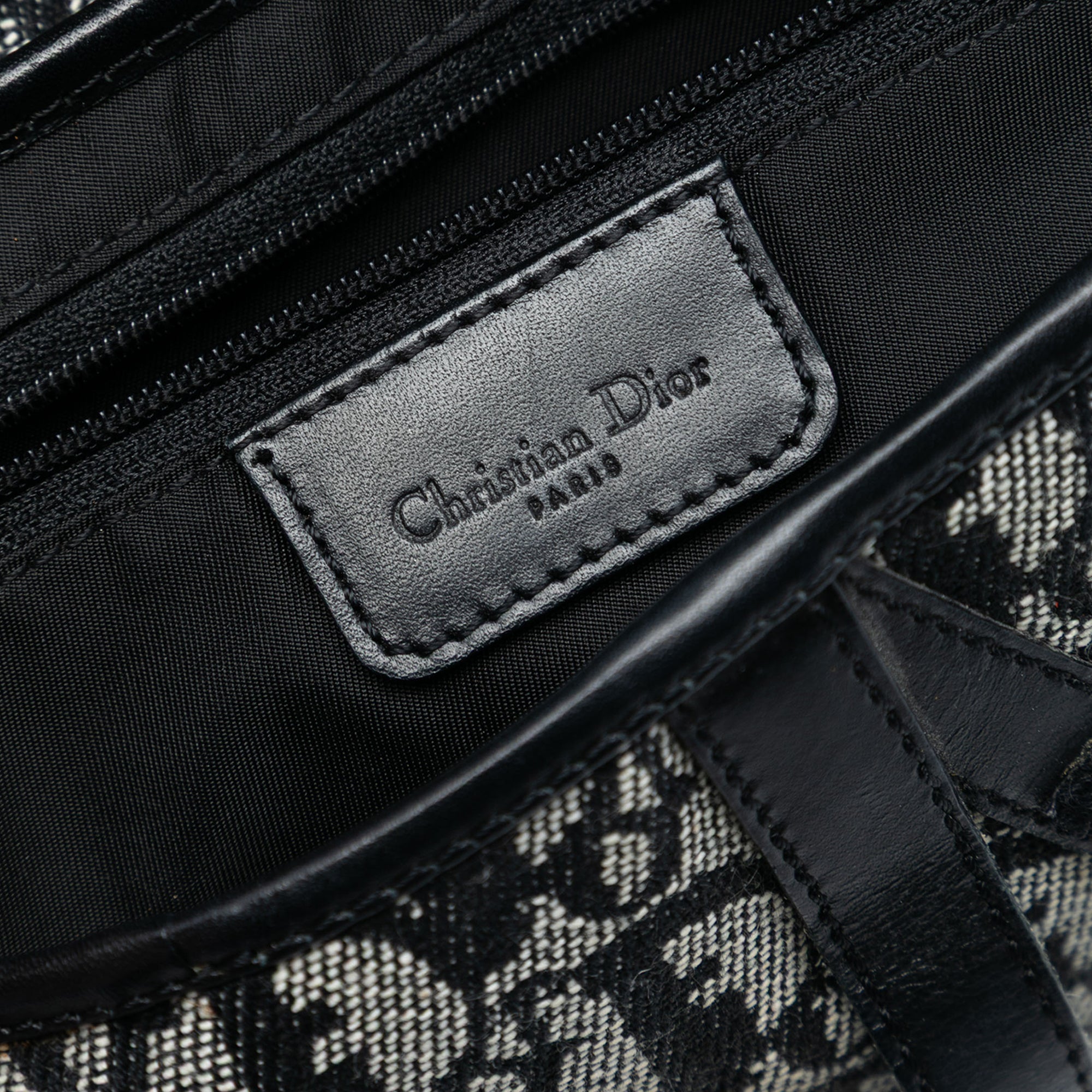 Dior Diorissimo Canvas Saddle Bag - image 5