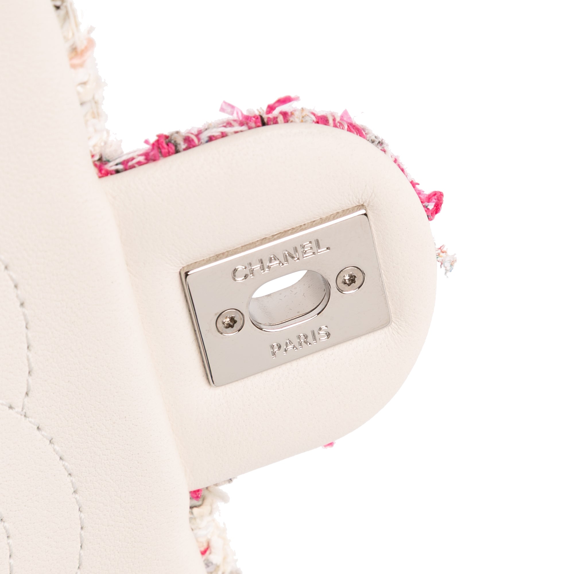 Chanel Quilted Lambskin and Tweed Elegant Trim Flap - image 7