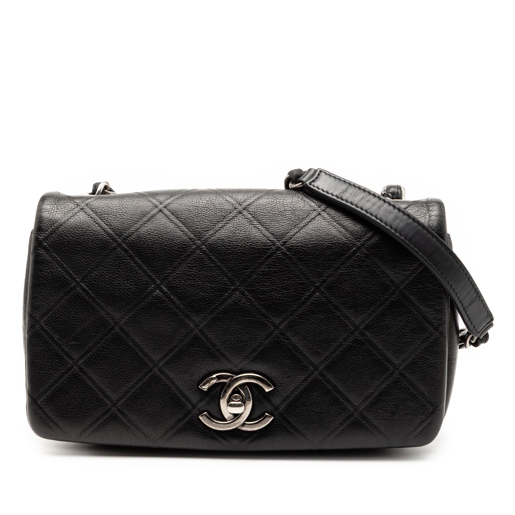 Chanel Small Diamond Embossed Calfskin New Chic Flap - image 1