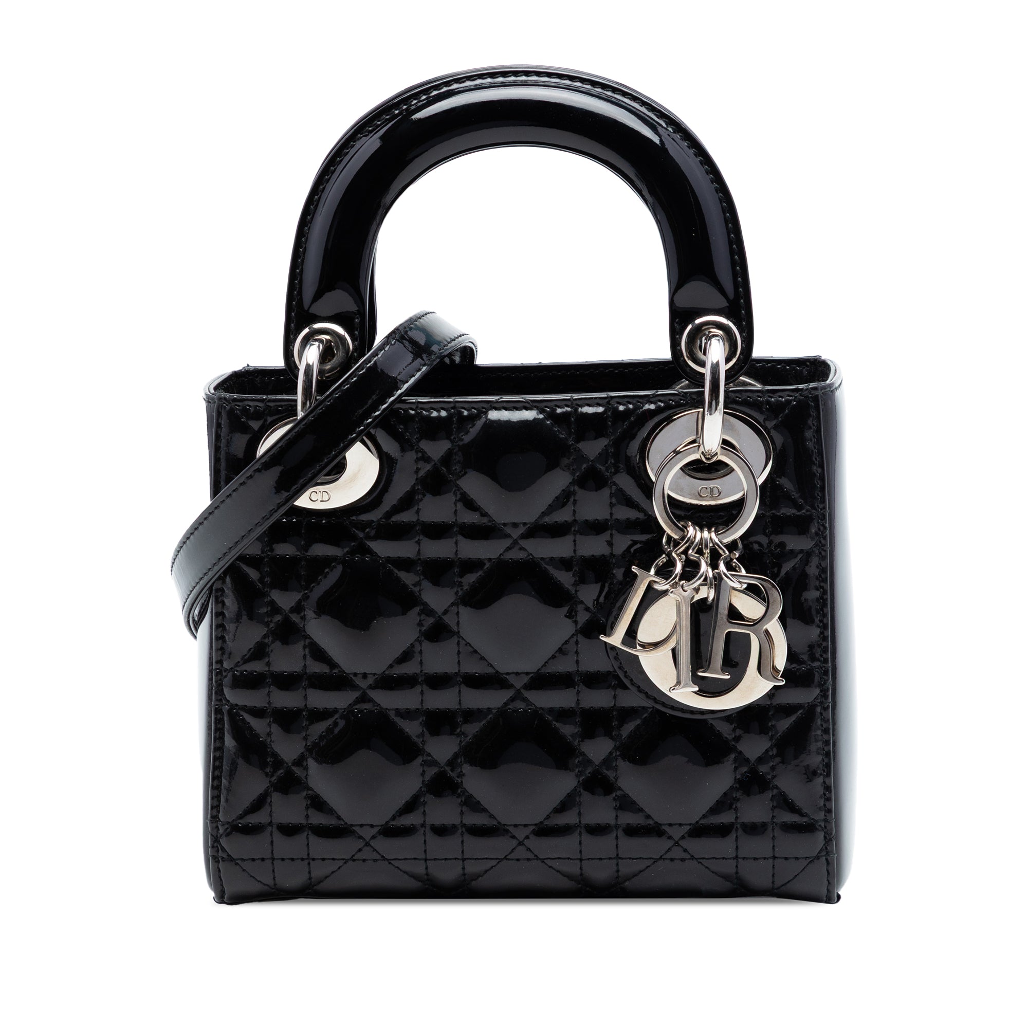 Dior Mini Patent Cannage Lady Dior - image 1