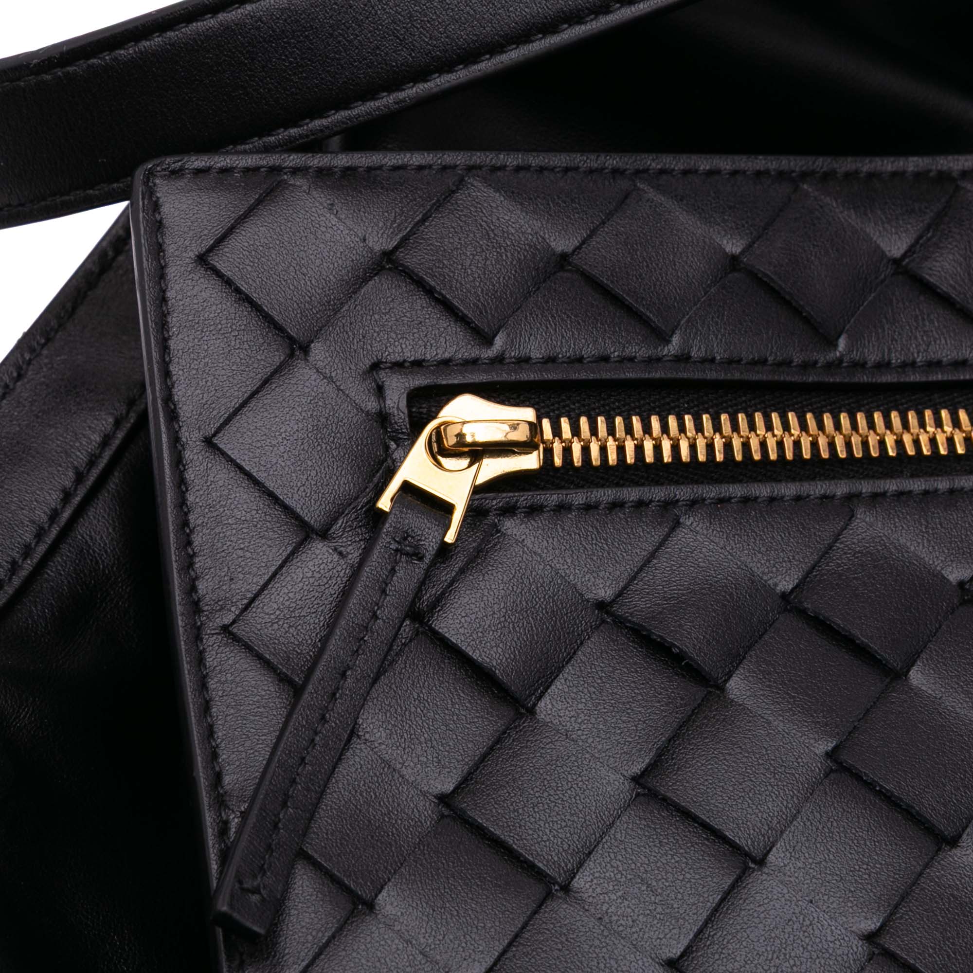 Bottega Large Wool and Calfskin  Tote