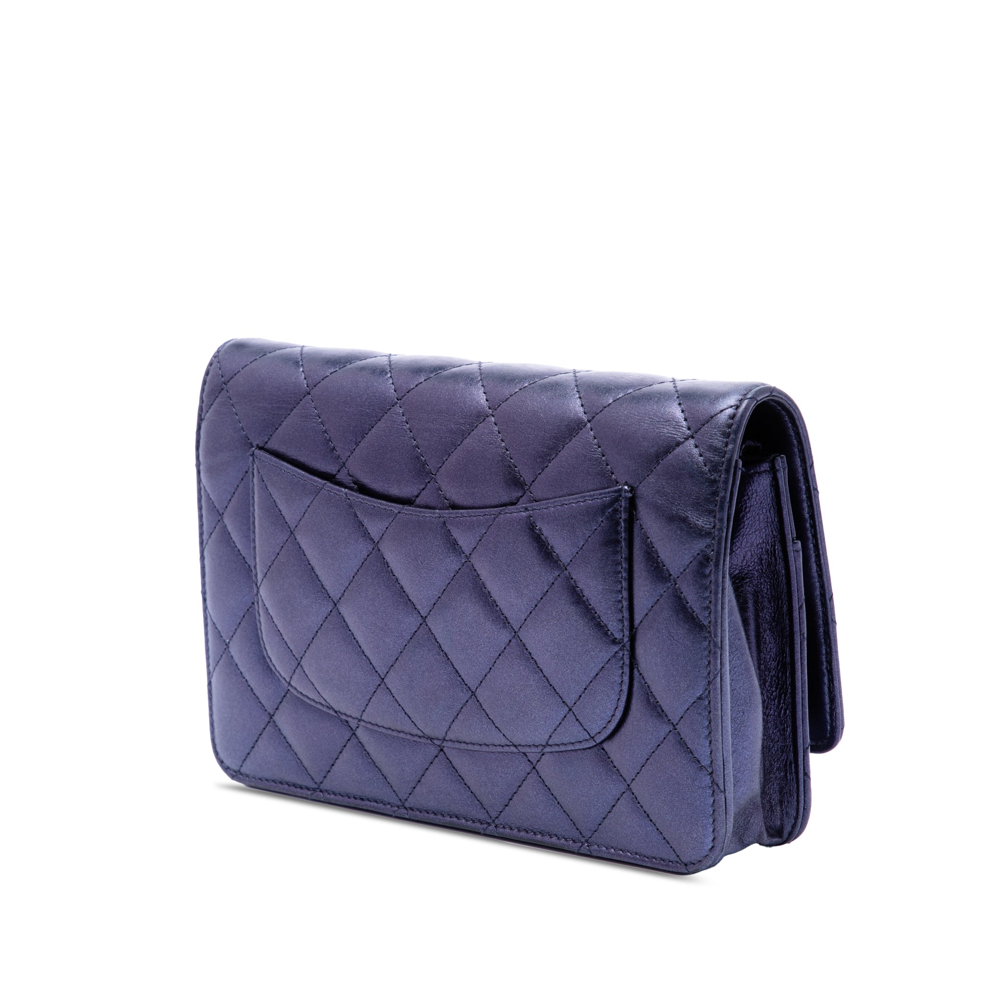 Chanel Quilted Shiny Aged Calfskin Reissue 2.55 Wallet on Chain - image 2