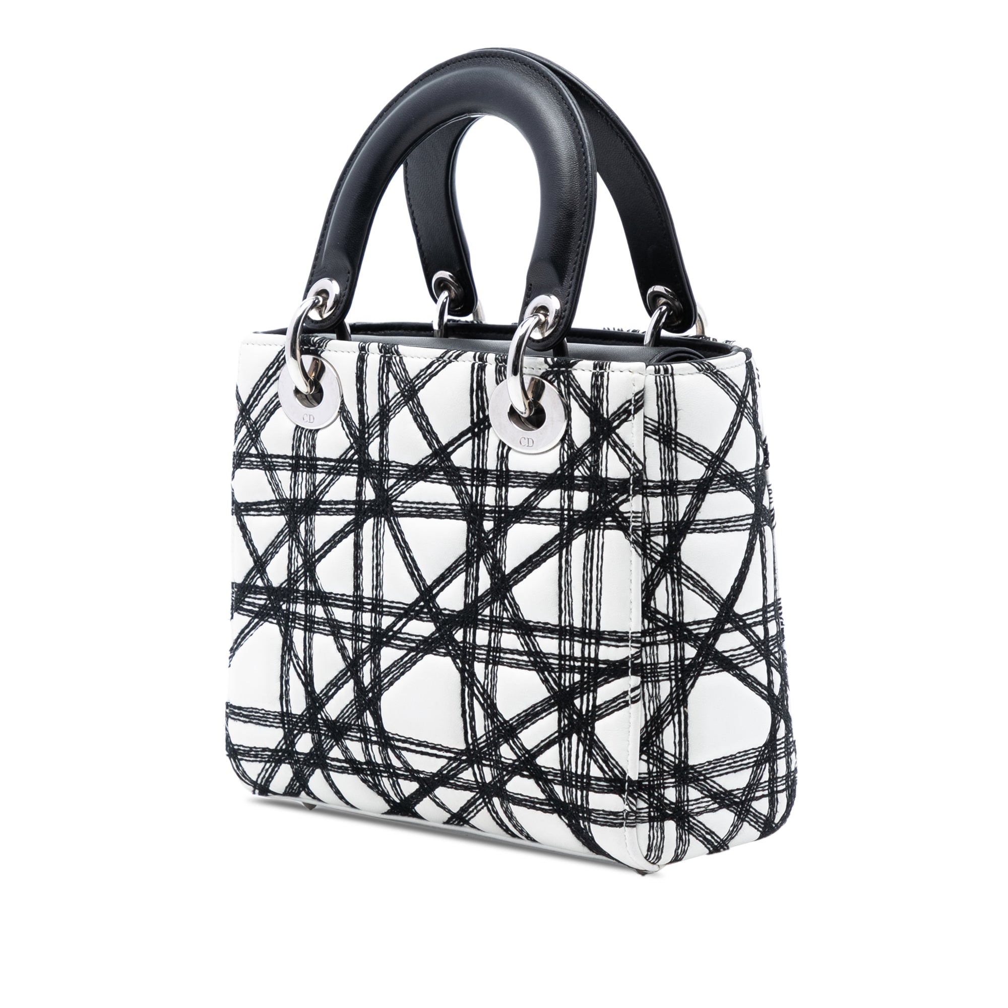 Dior Limited Edition Daniel Gordon Art Small Lambskin Cannage Lady Dior - image 2