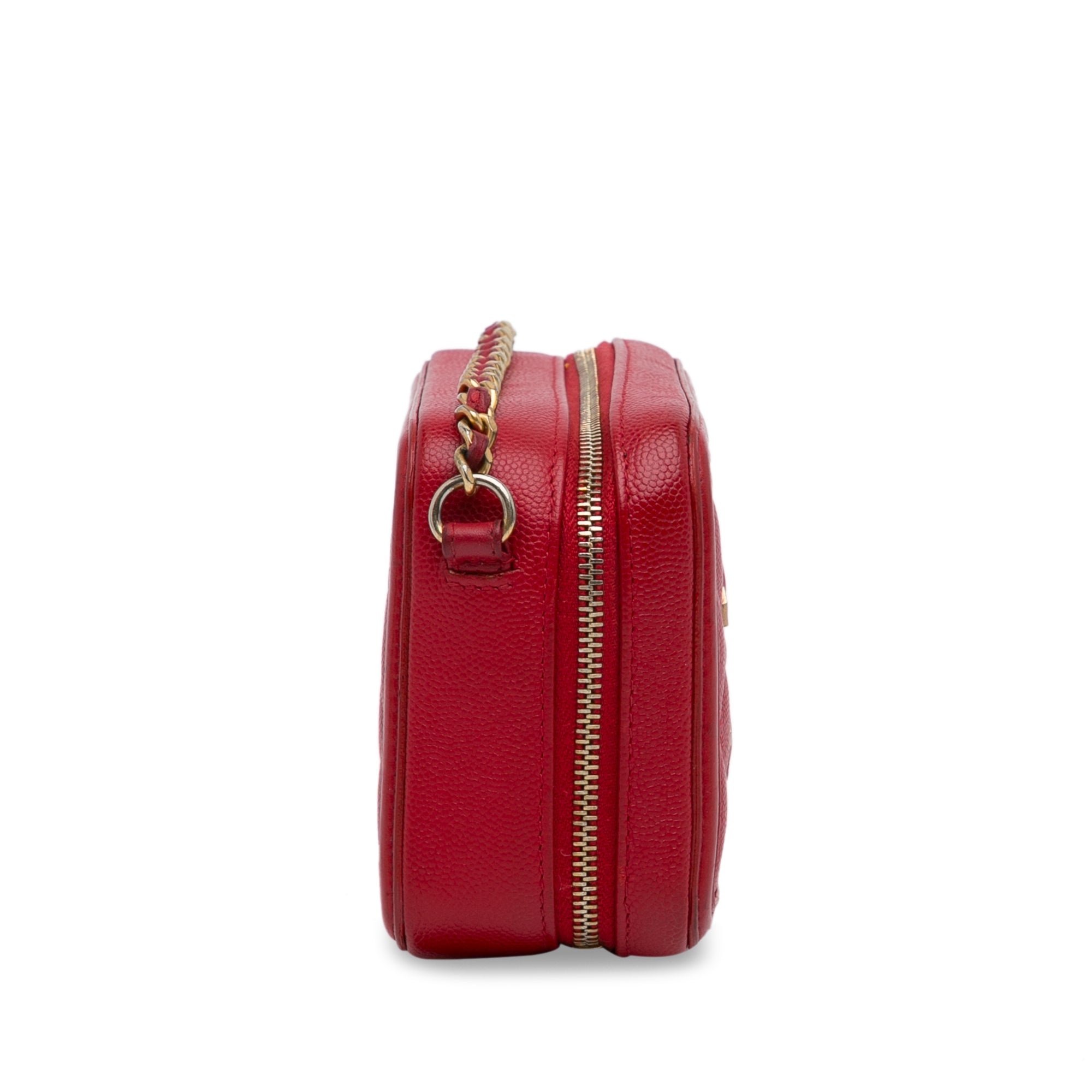 Chanel Mini Caviar CC Filigree Vanity Case - image 4