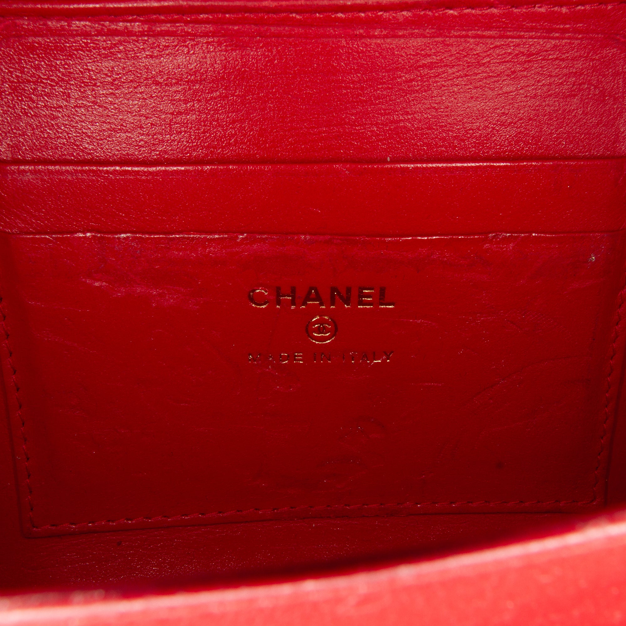 Chanel Mini Caviar CC Filigree Vanity Case - image 7