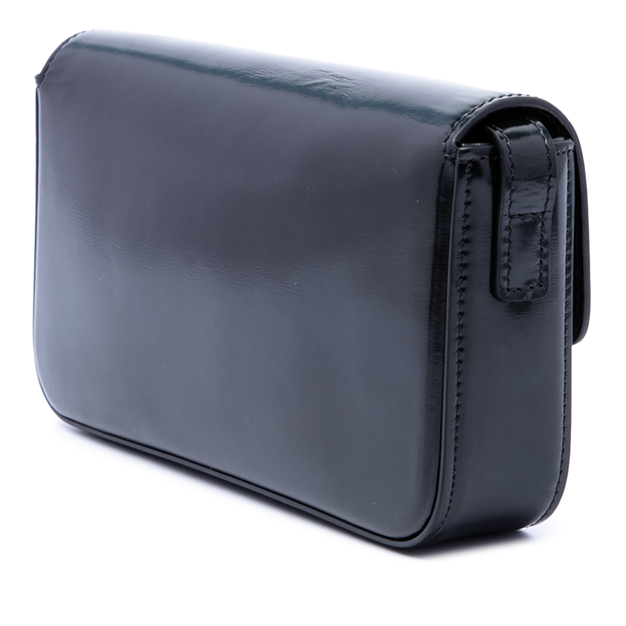Celine Shiny Calfskin Triomphe Claude Shoulder Bag - image 2
