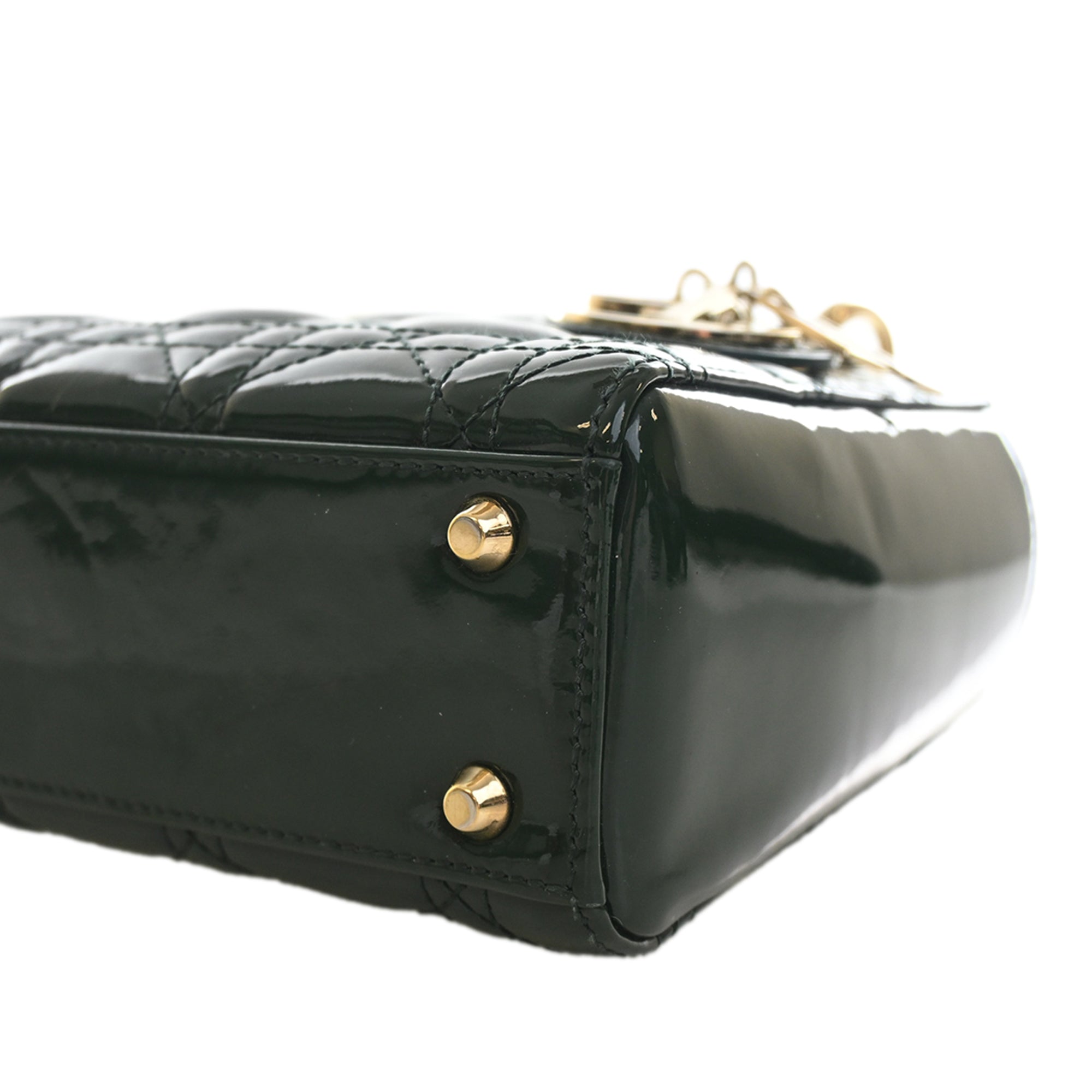 Dior Mini Patent Cannage Lady Dior - image 11