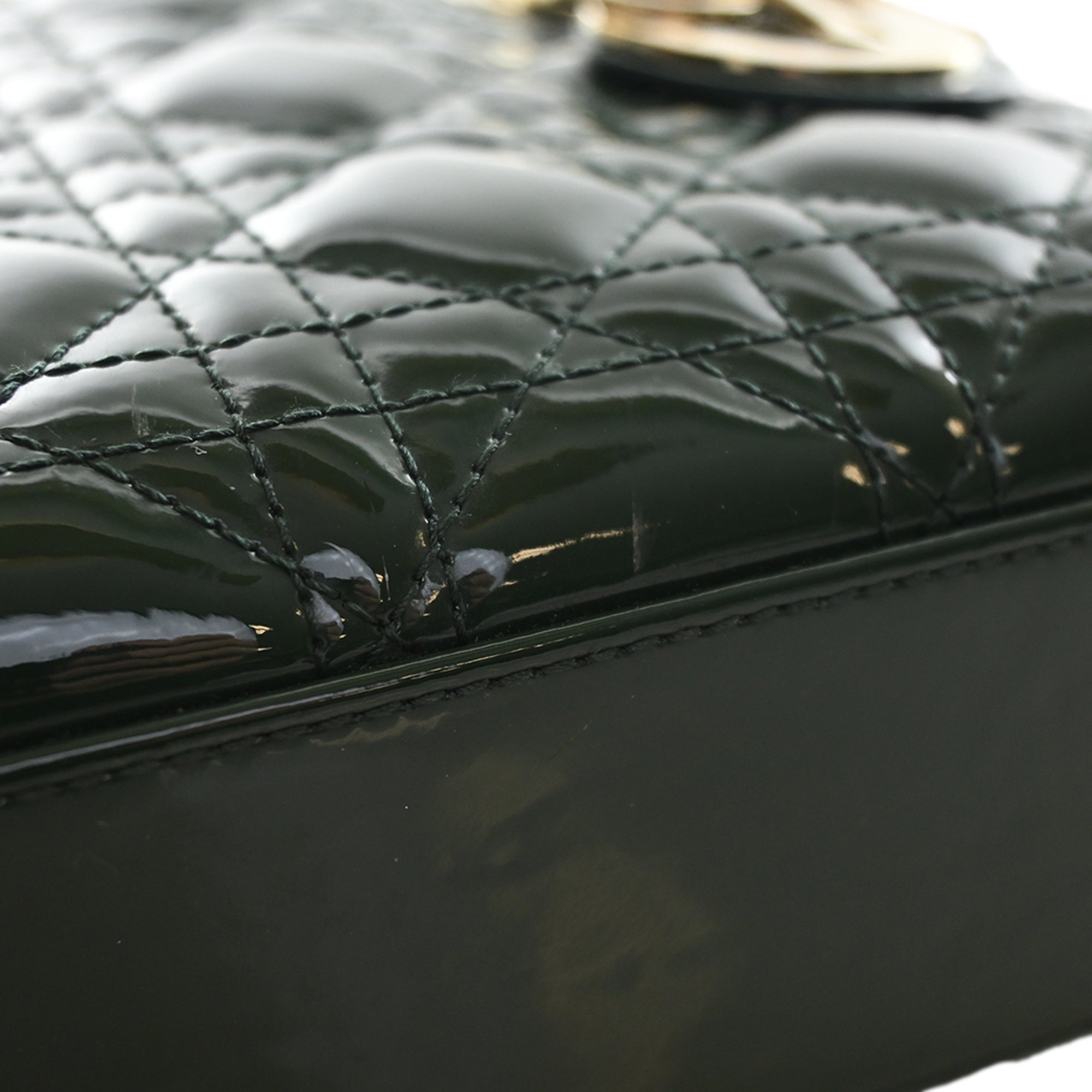 Dior Mini Patent Cannage Lady Dior - image 12