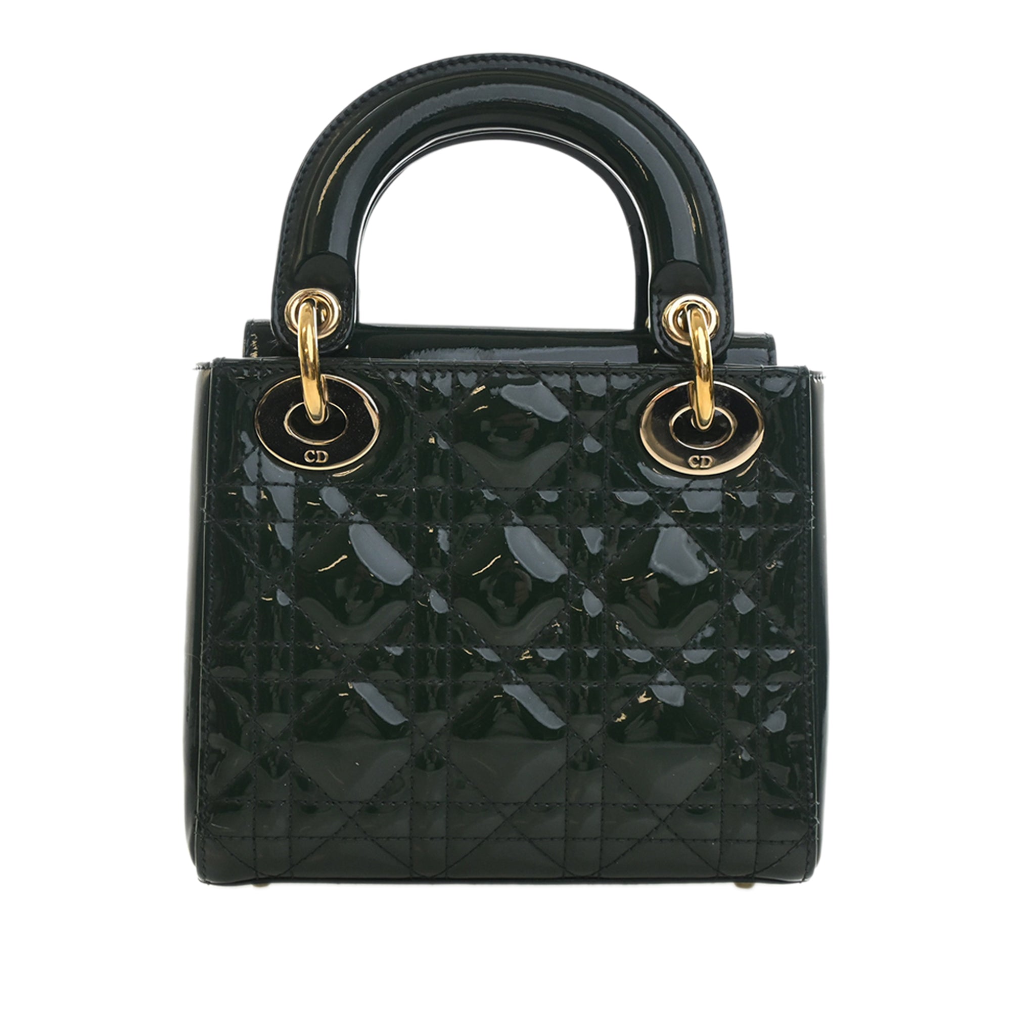 Dior Mini Patent Cannage Lady Dior - image 4