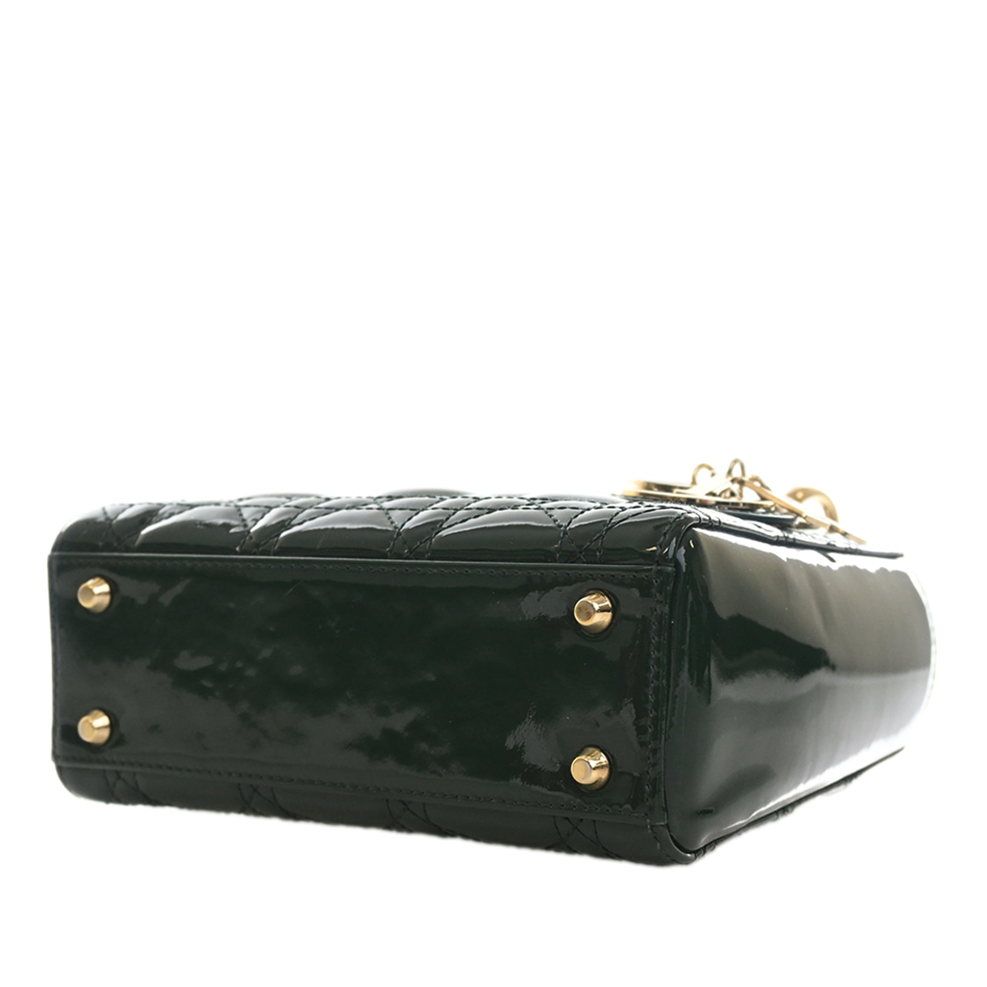 Dior Mini Patent Cannage Lady Dior - image 5