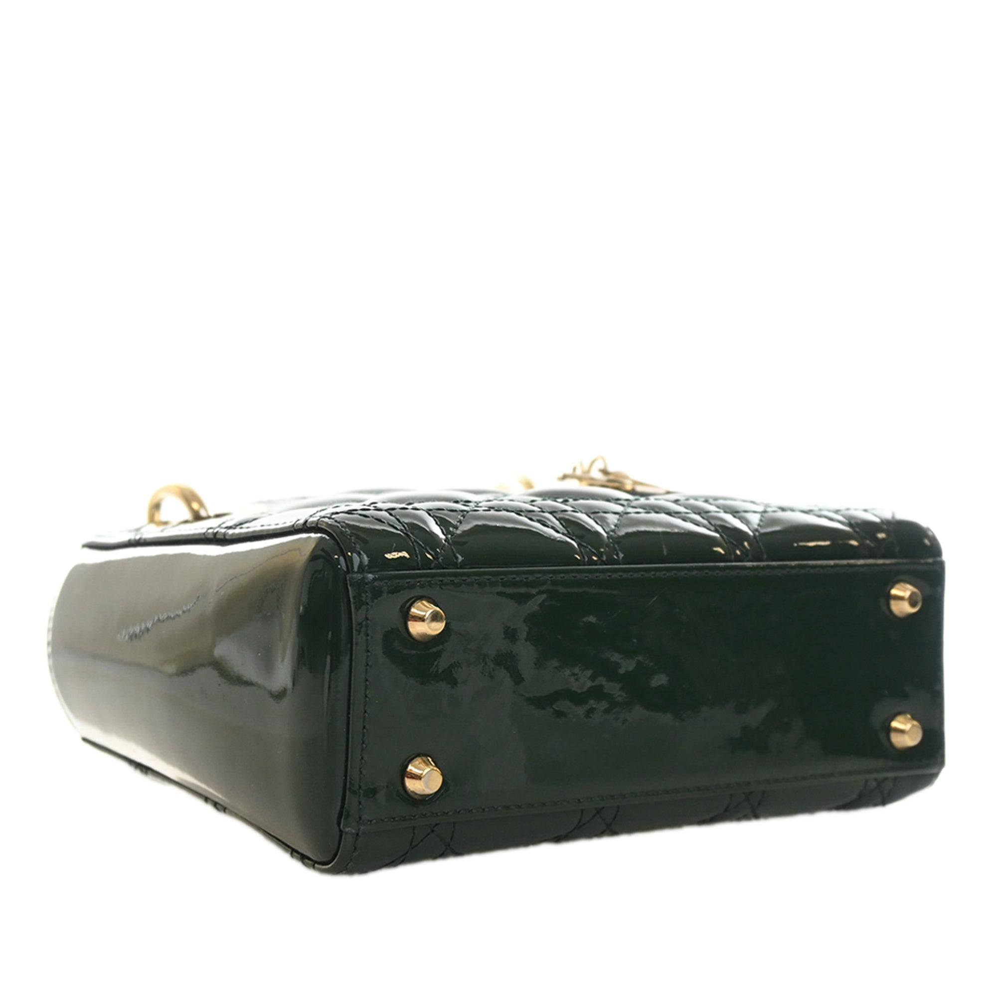 Dior Mini Patent Cannage Lady Dior - image 6