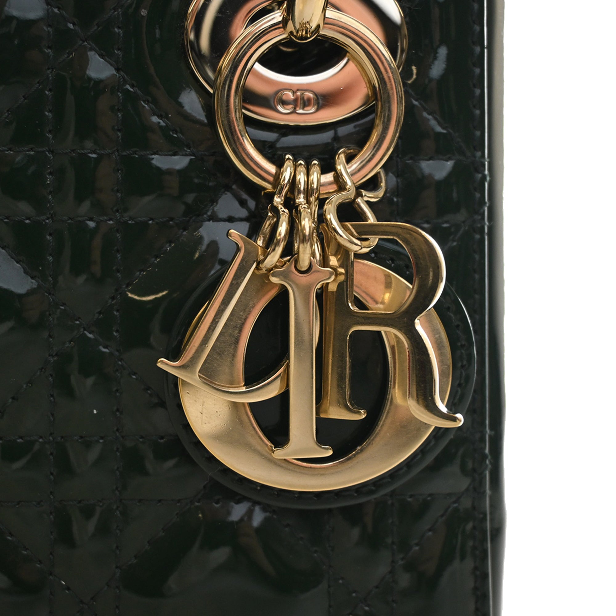 Dior Mini Patent Cannage Lady Dior - image 9