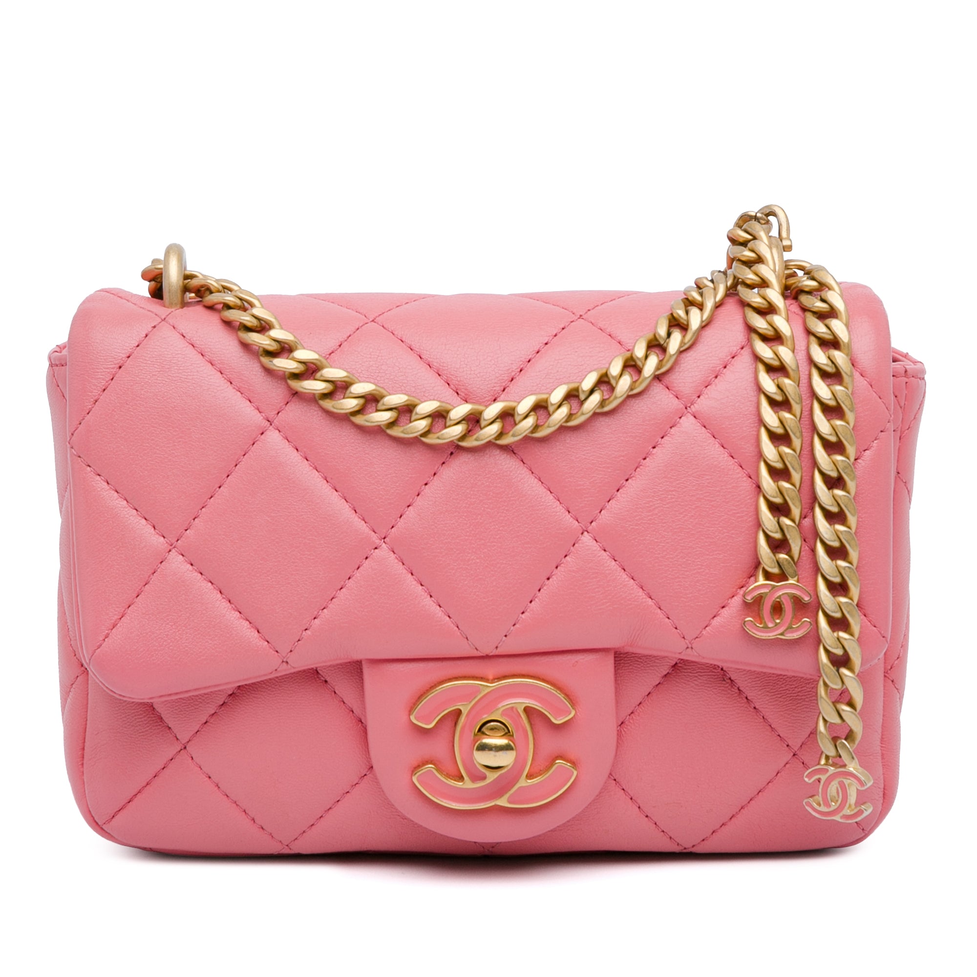 Chanel Mini Lambskin Pending CC Flap - image 1