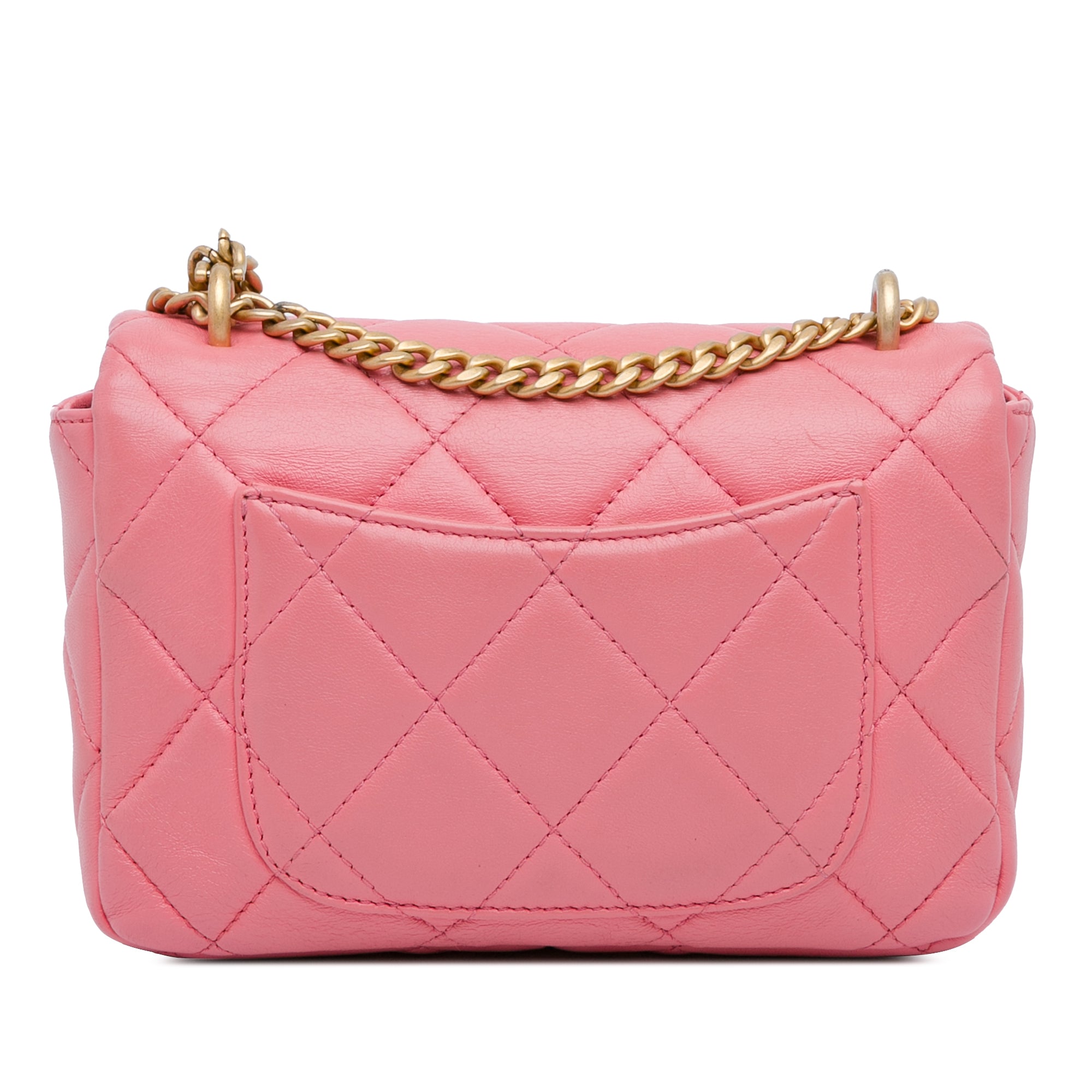 Chanel Mini Lambskin Pending CC Flap - image 3
