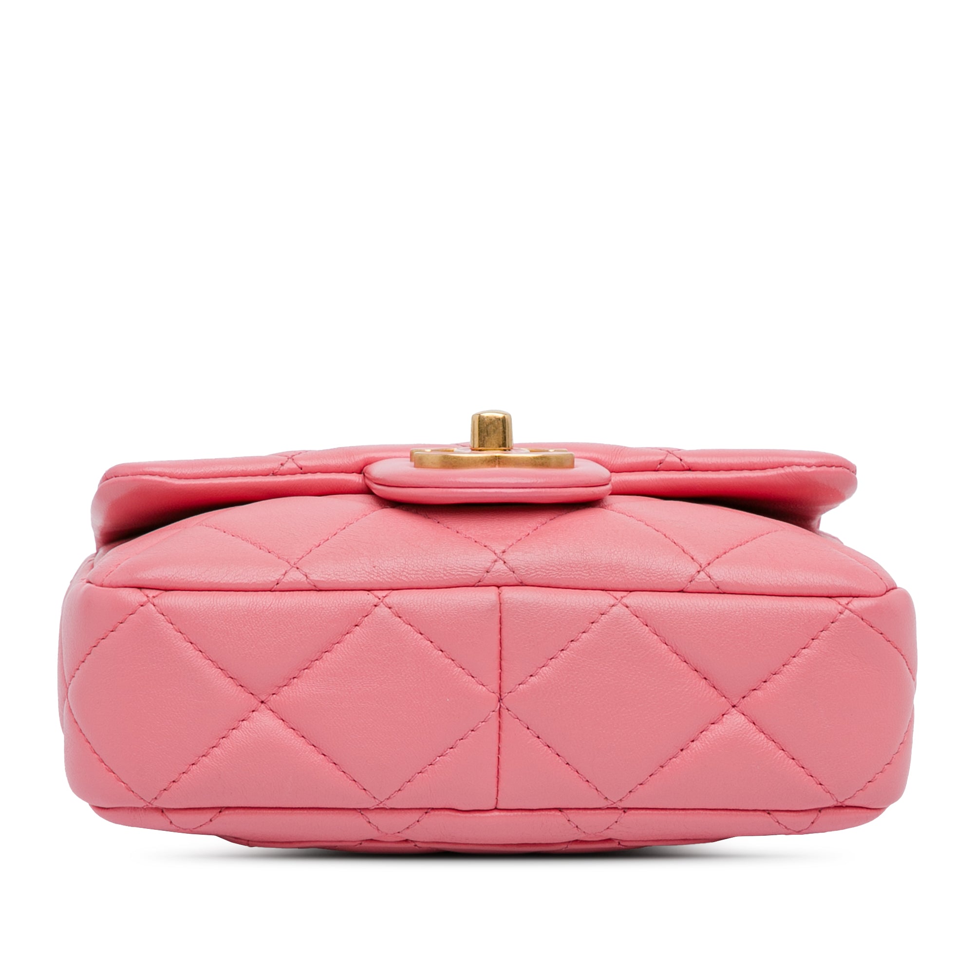 Chanel Mini Lambskin Pending CC Flap - image 4