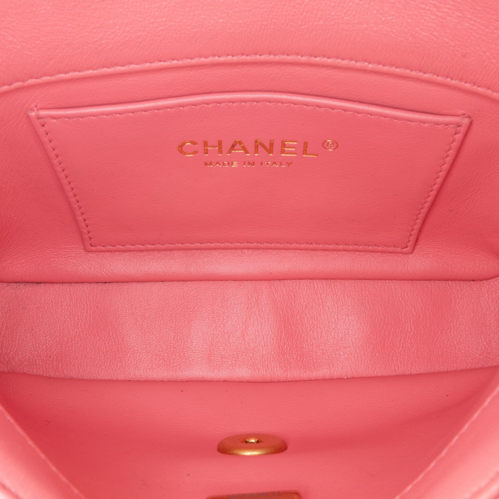 Chanel Mini Lambskin Pending CC Flap - image 5