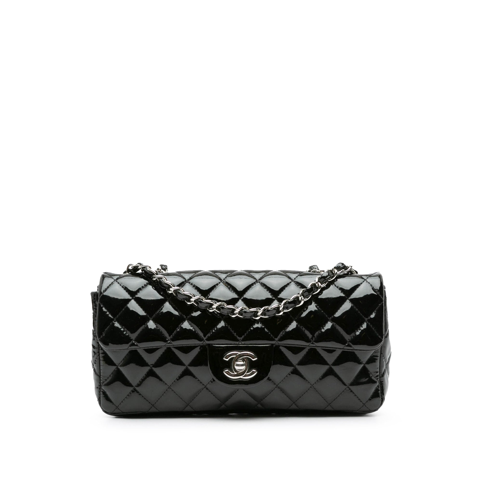 Chanel Classic Patent East West Single Flap - image 1