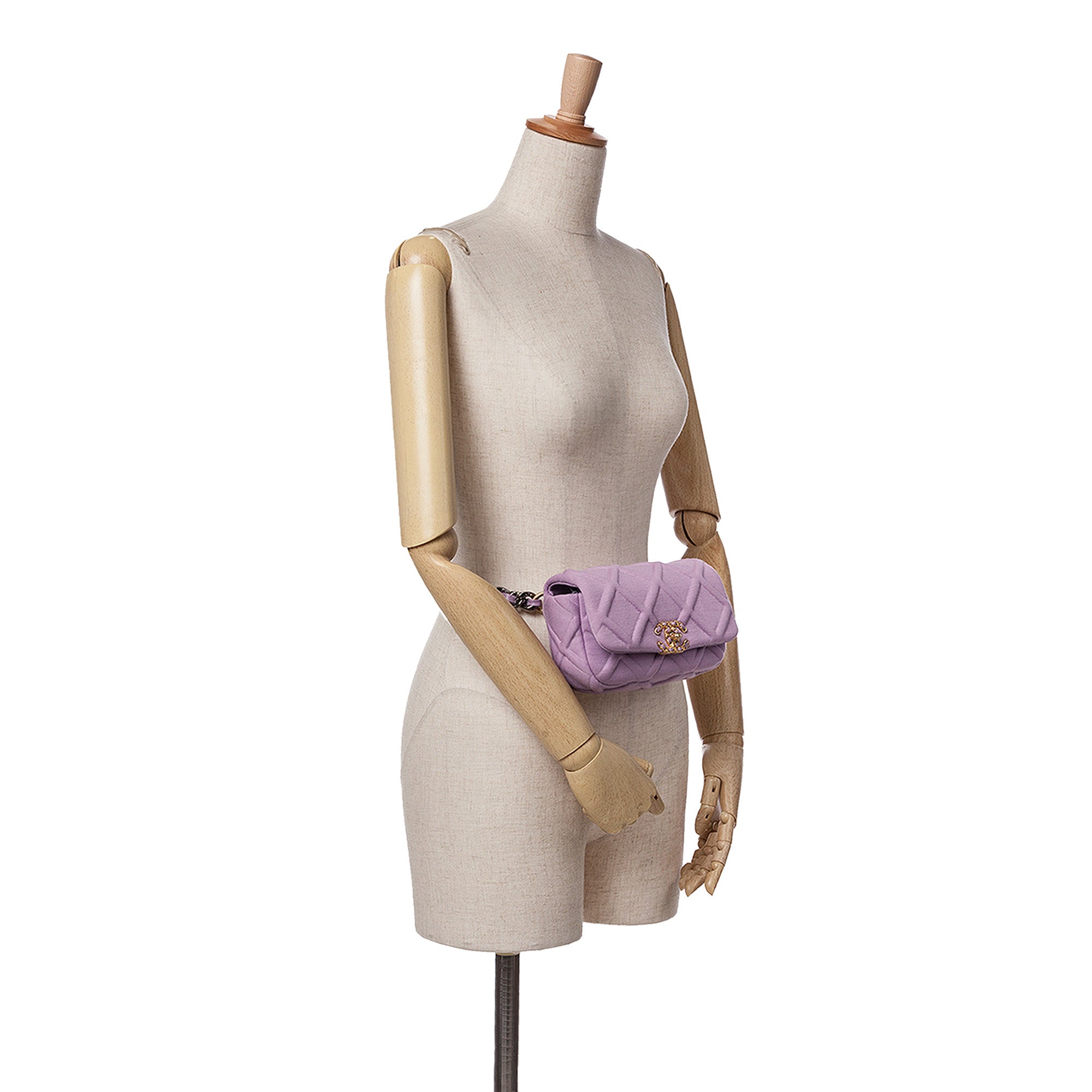 Chanel Quilted Jersey 19 Belt Bag - image 10