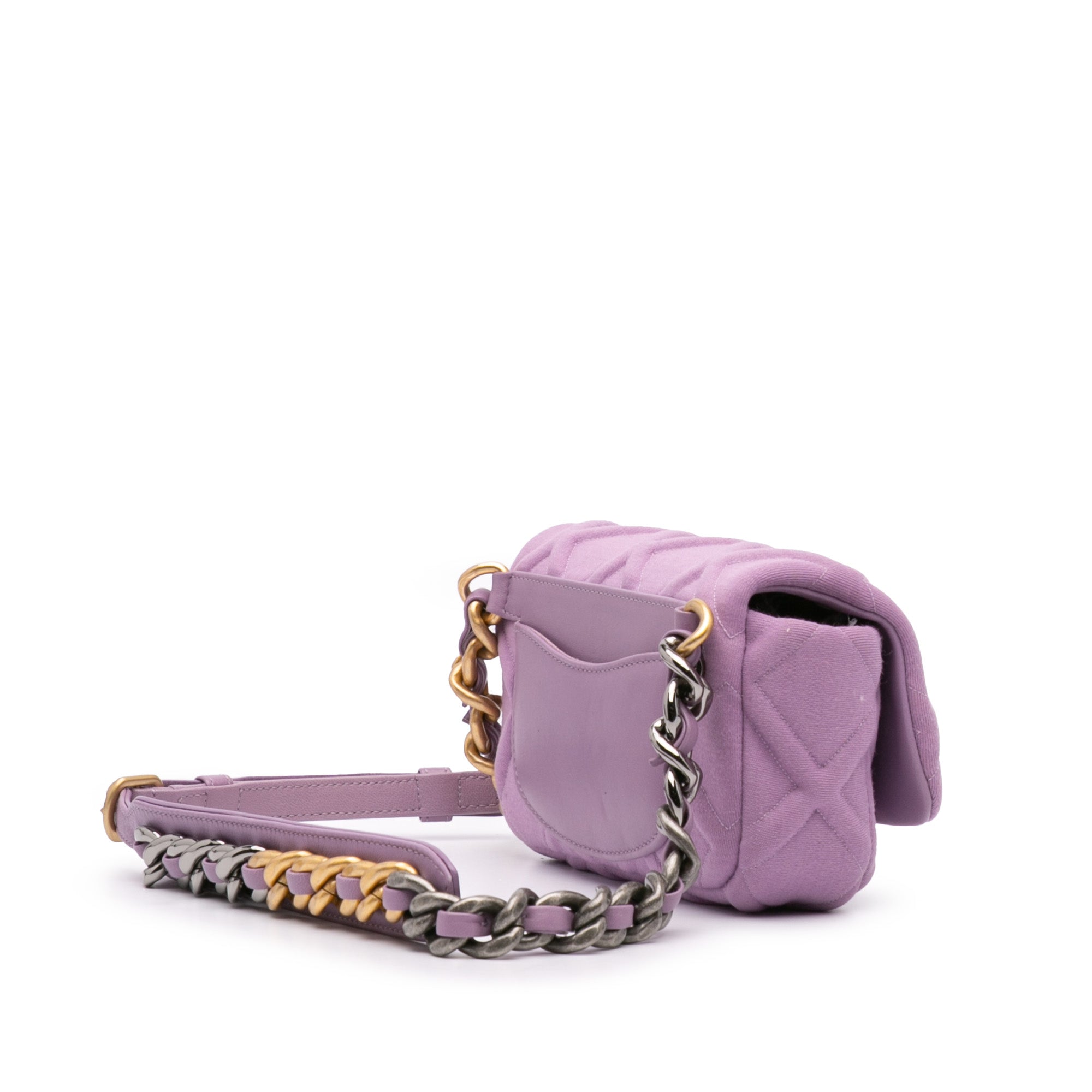 Chanel Quilted Jersey 19 Belt Bag - image 2