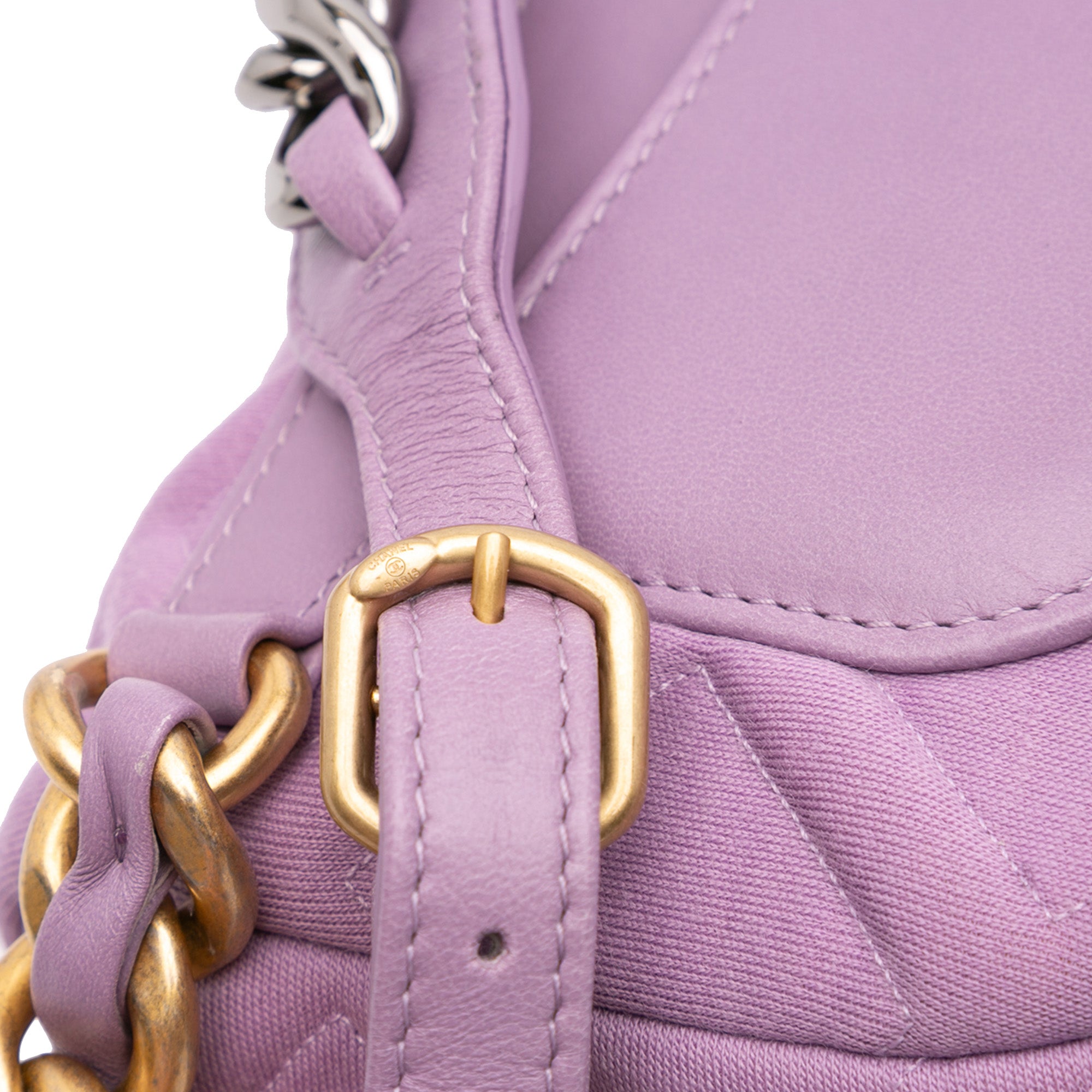 Chanel Quilted Jersey 19 Belt Bag - image 8