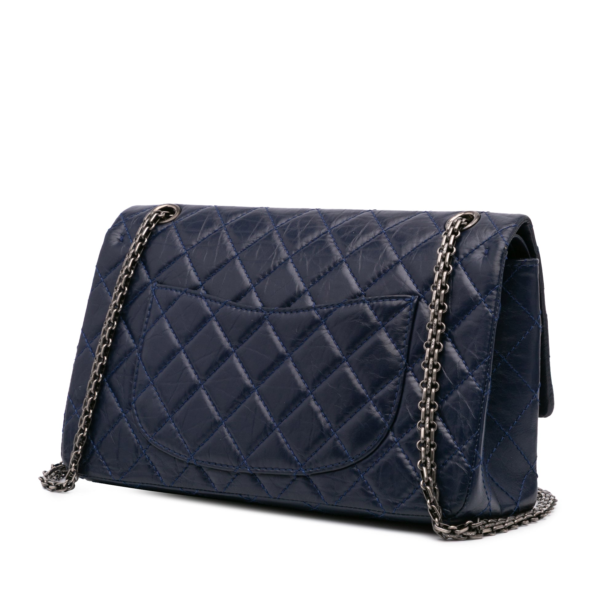 Chanel Quilted Aged Calfskin Reissue 2.55 Double Flap 226 - image 2