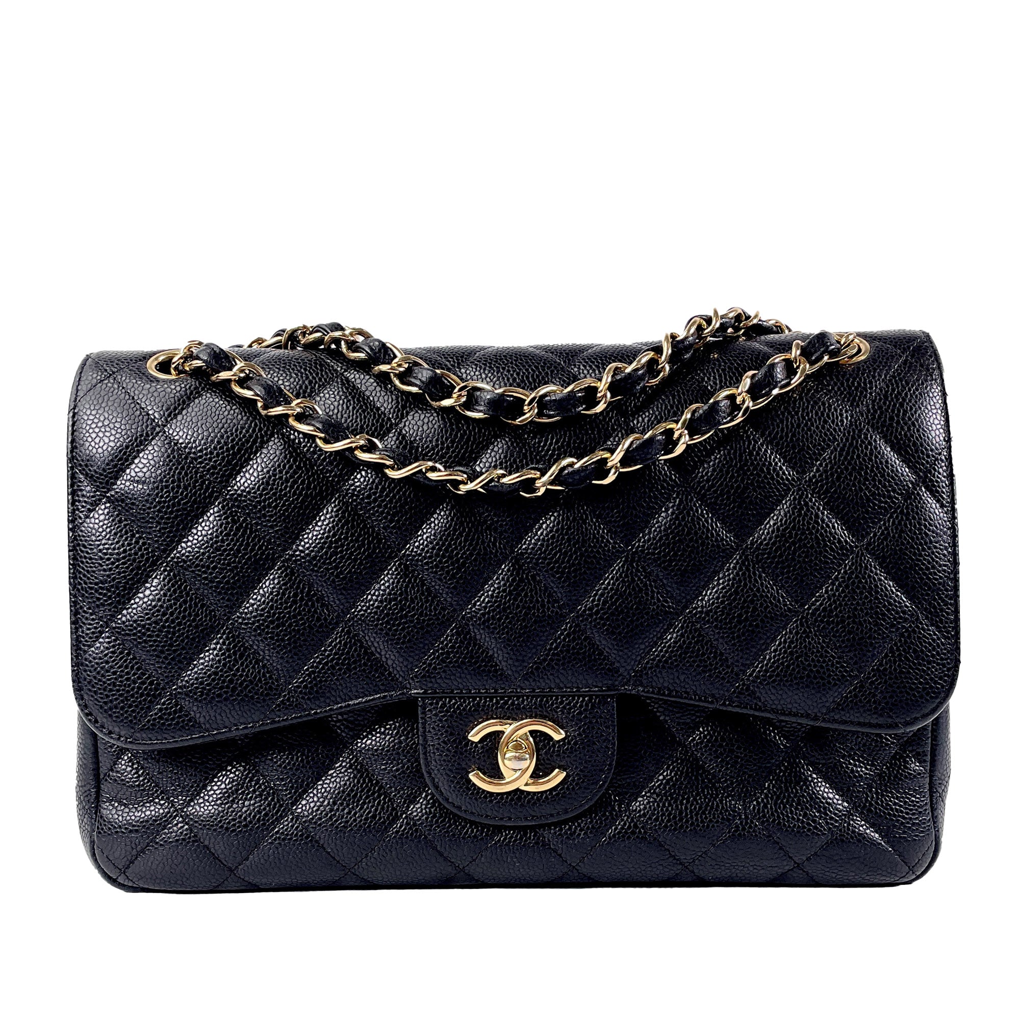 Chanel Jumbo Classic Caviar Double Flap - image 1