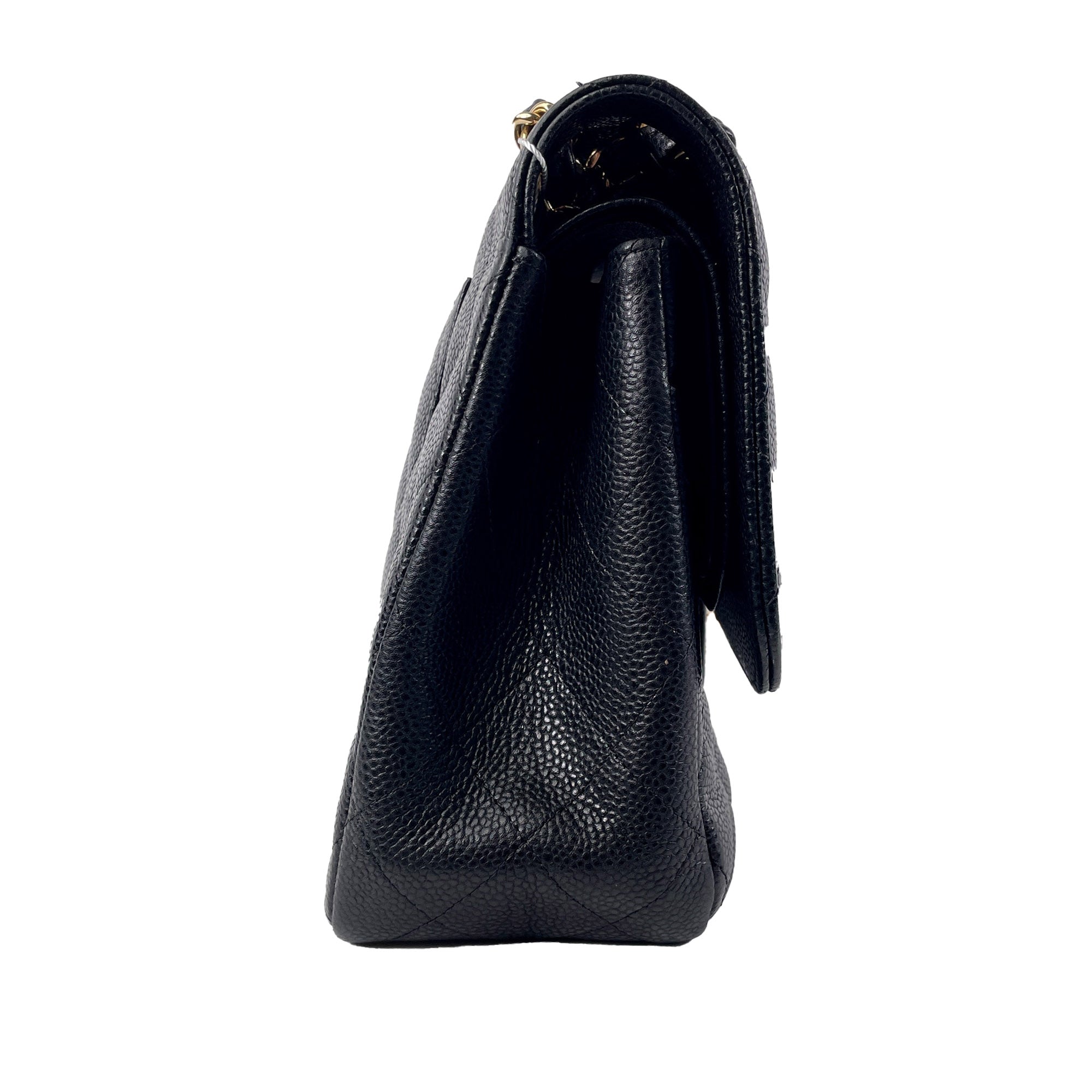 Chanel Jumbo Classic Caviar Double Flap - image 3