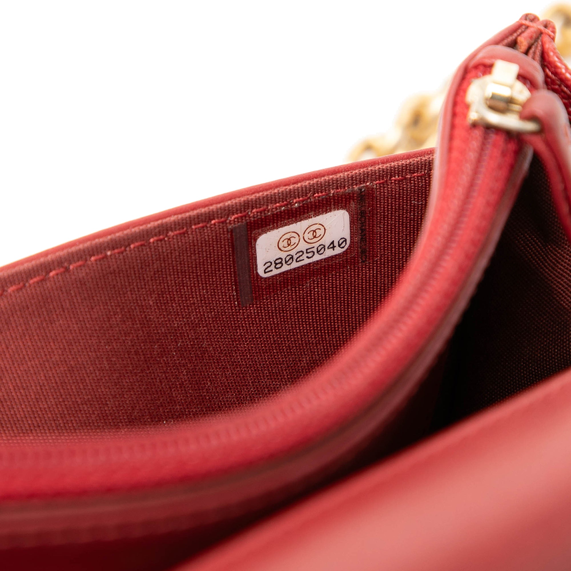 Chanel Quilted Caviar Boy Wallet on Chain - image 6