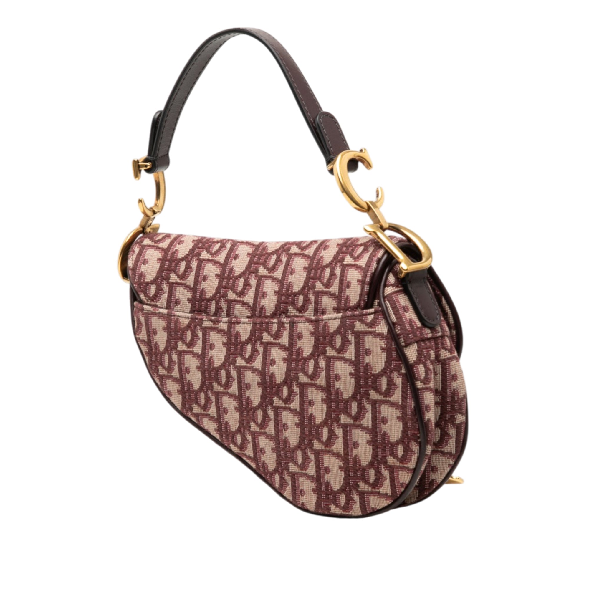 Dior Mini Oblique Canvas Saddle Bag - image 2