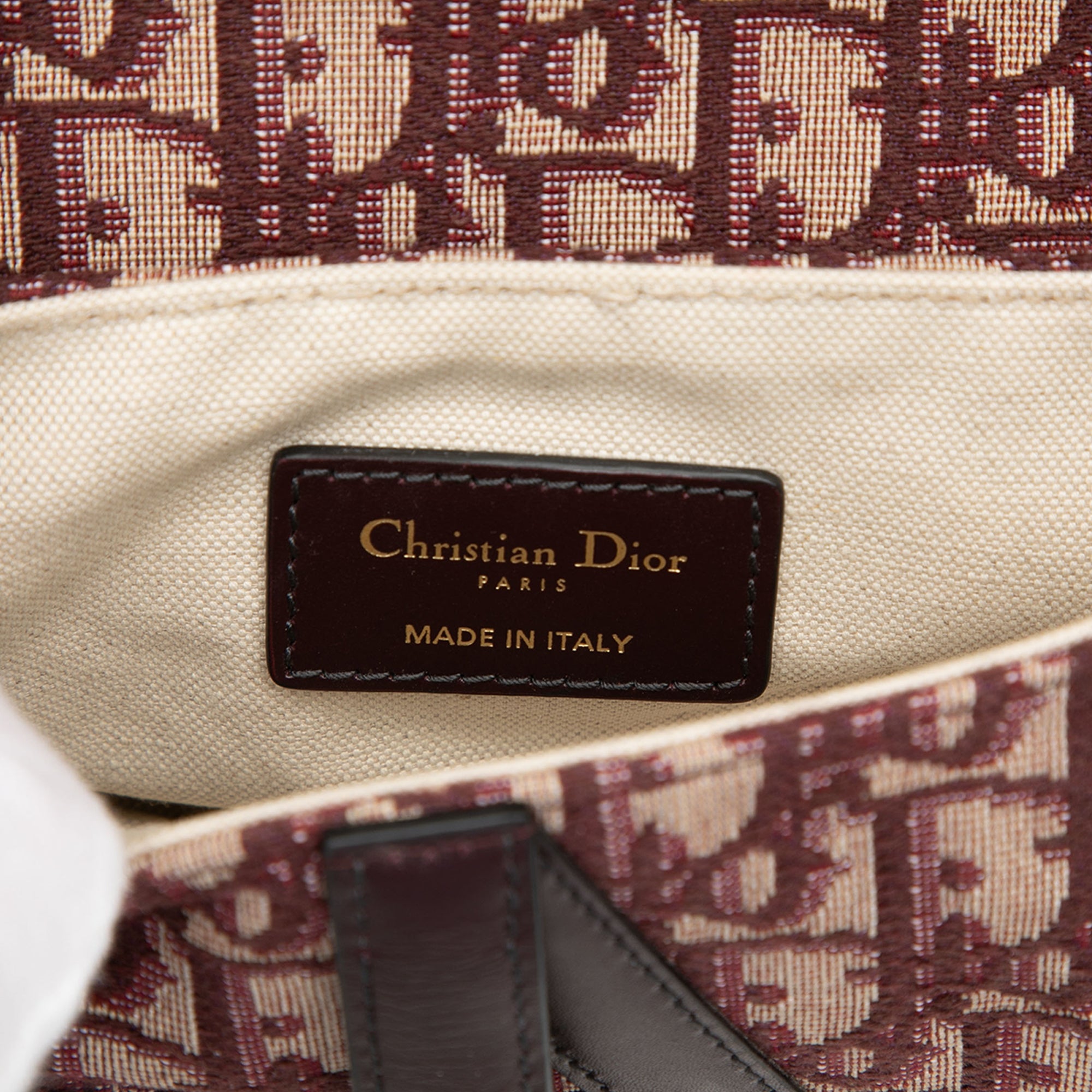 Dior Mini Oblique Canvas Saddle Bag - image 5