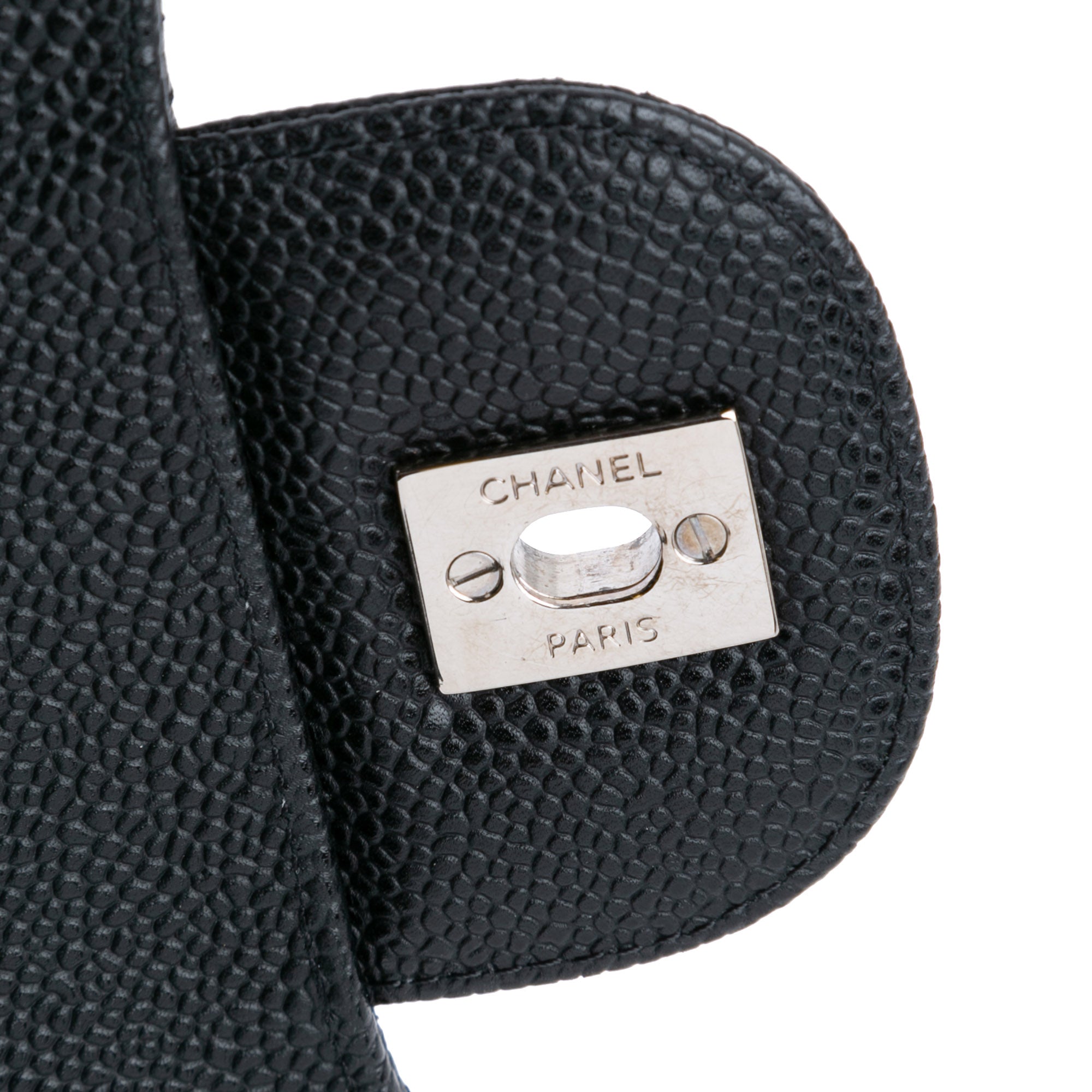 Chanel Jumbo Classic Caviar Double Flap - image 9
