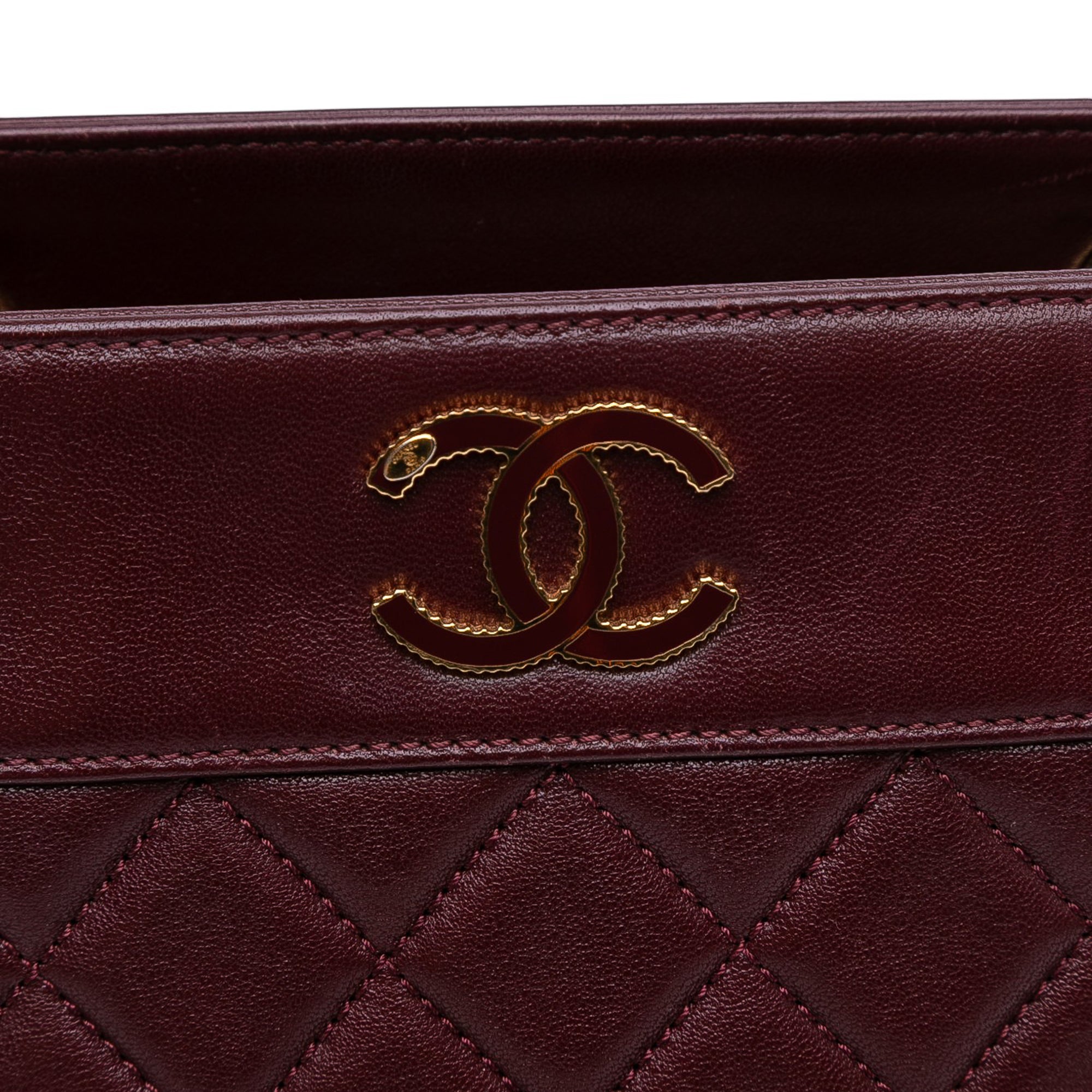 Chanel Small Sheepskin Mademoiselle Shopping Tote - image 9