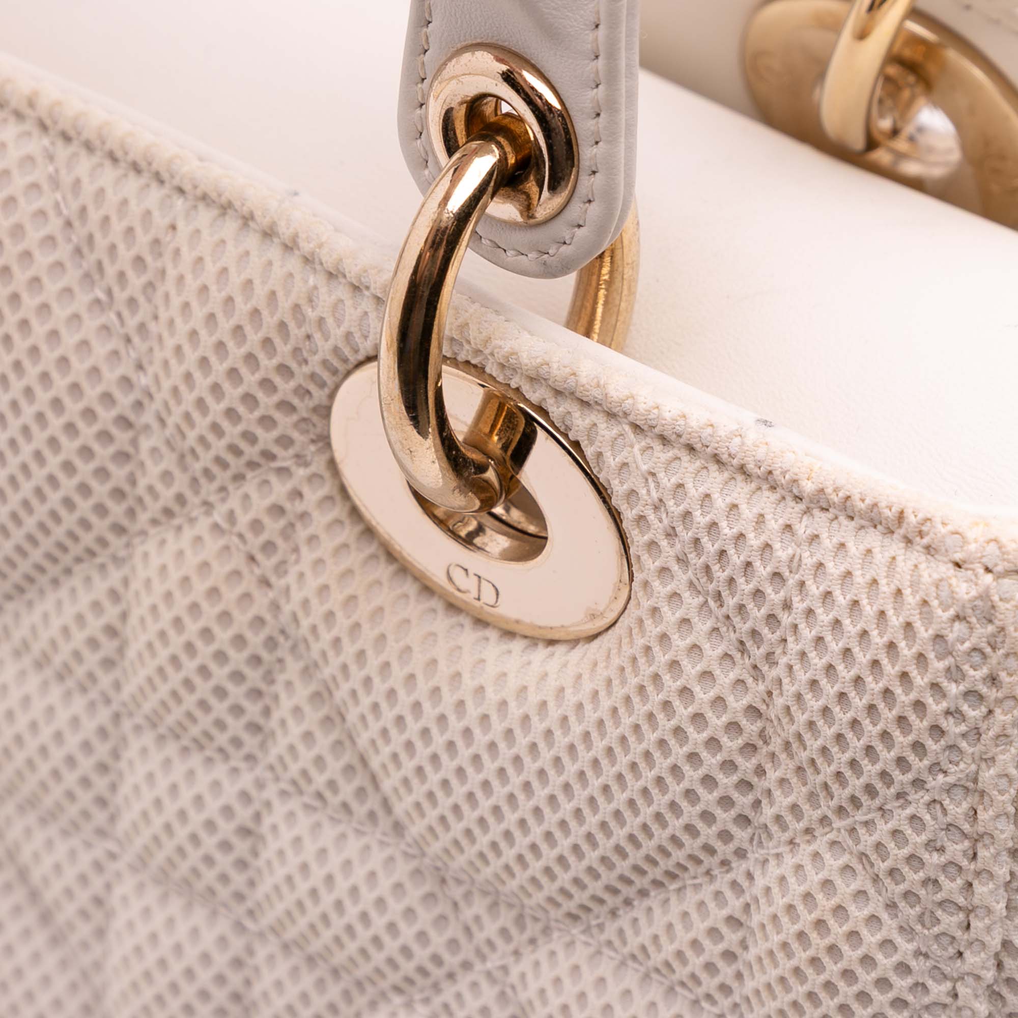 Dior Medium Mesh Cannage Lady Dior - image 9