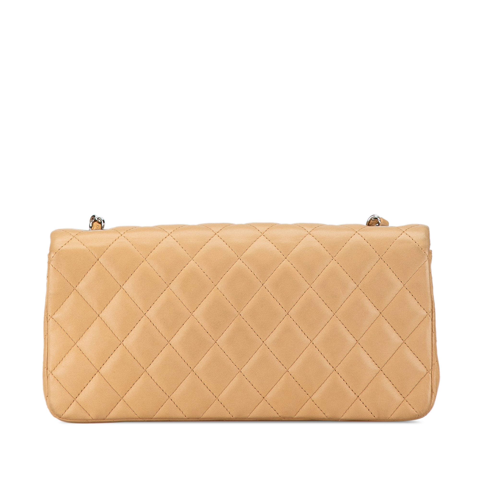 Chanel CC Lambskin East West Single Flap - image 3