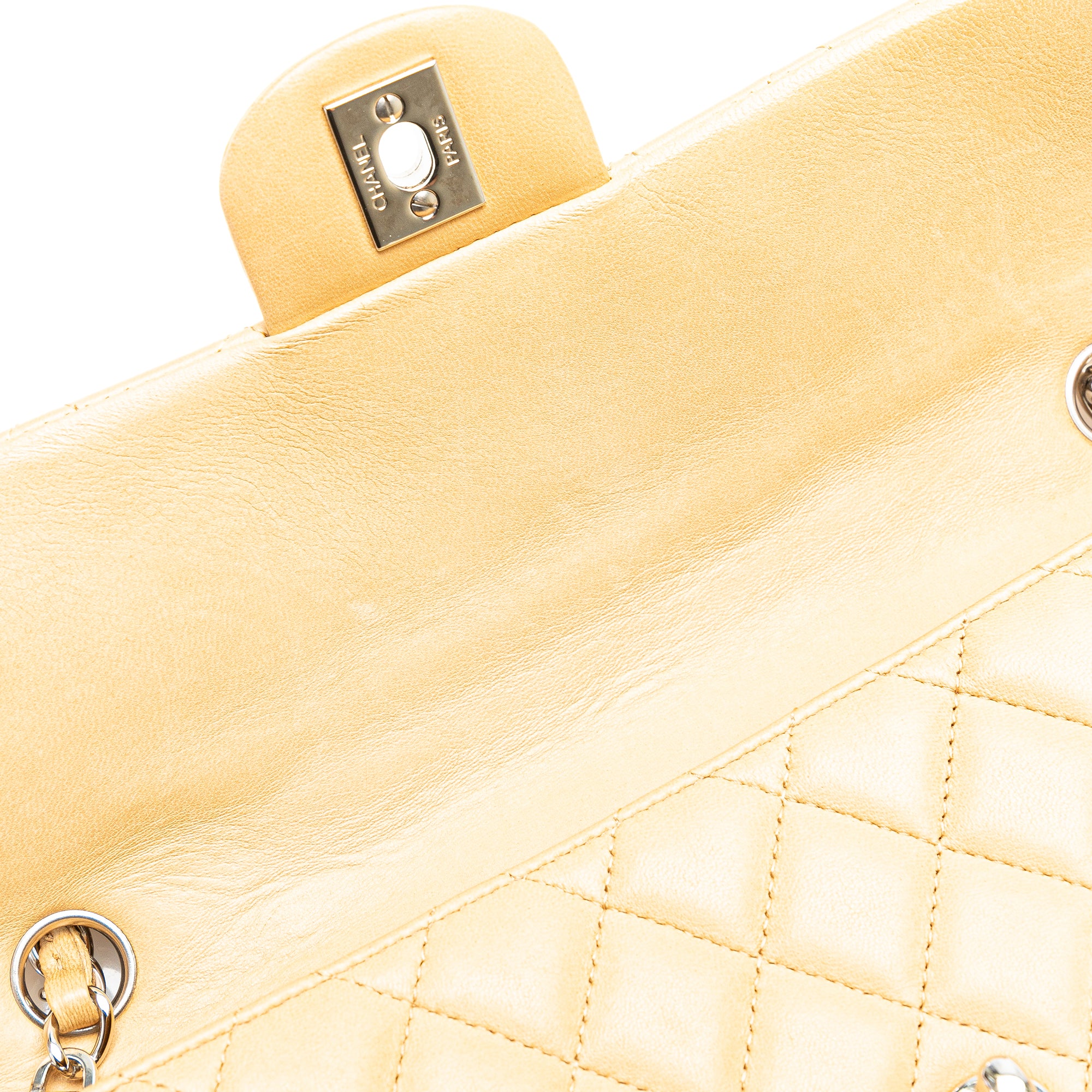 Chanel CC Lambskin East West Single Flap - image 8