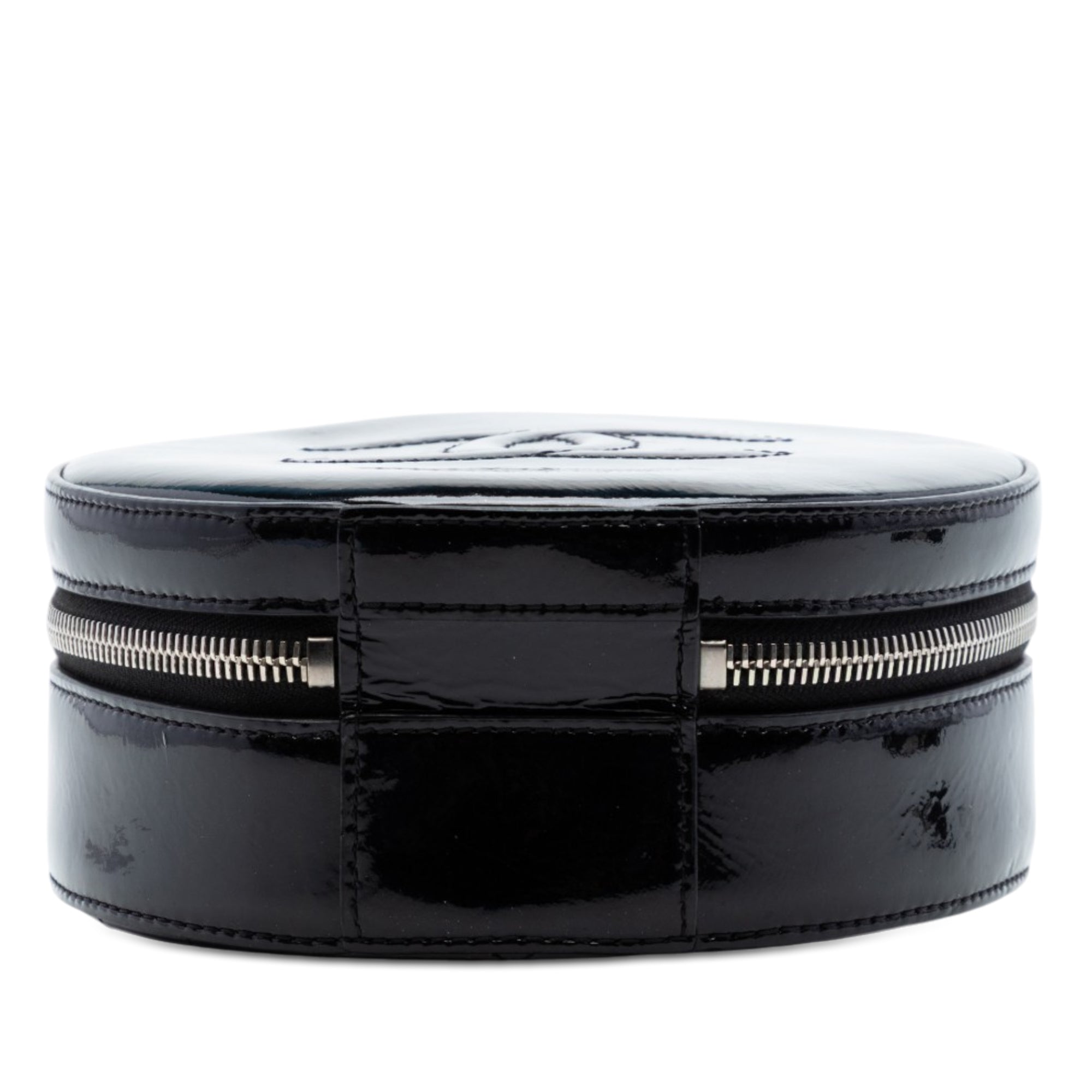 Chanel CC Patent Round As Earth Bag - image 3
