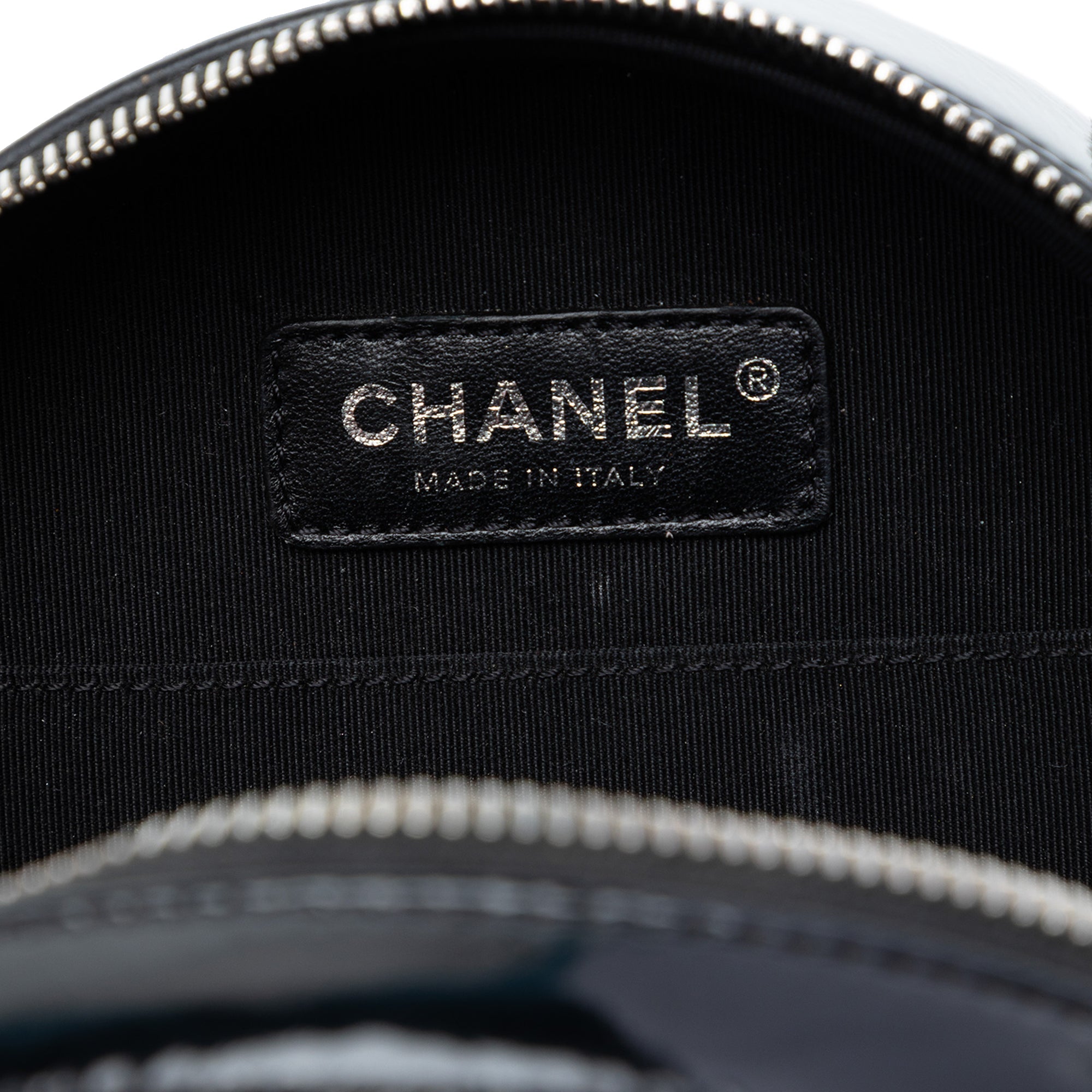 Chanel CC Patent Round As Earth Bag - image 5