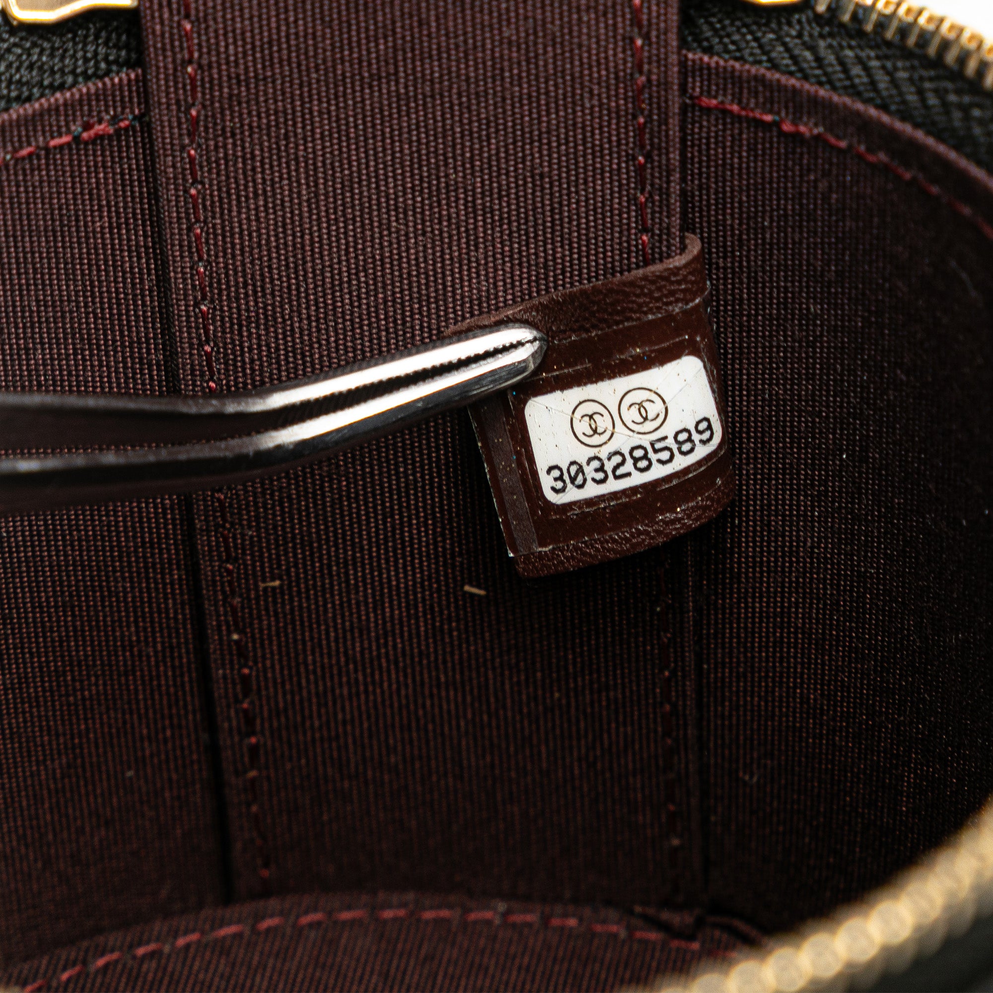 Chanel Quilted Lambskin Chain and Charm Vanity Case - image 6