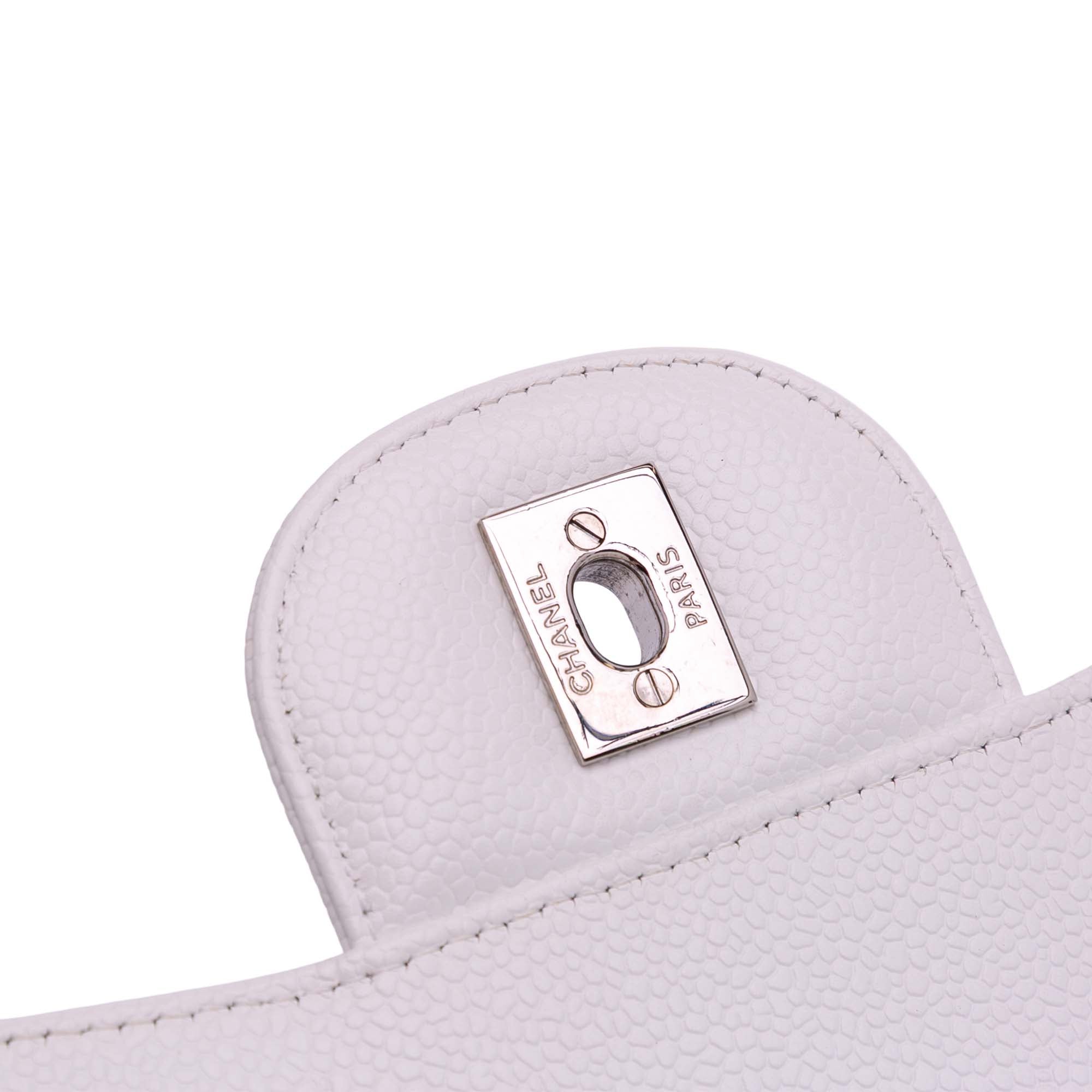 Chanel Jumbo Classic Caviar Double Flap - image 11
