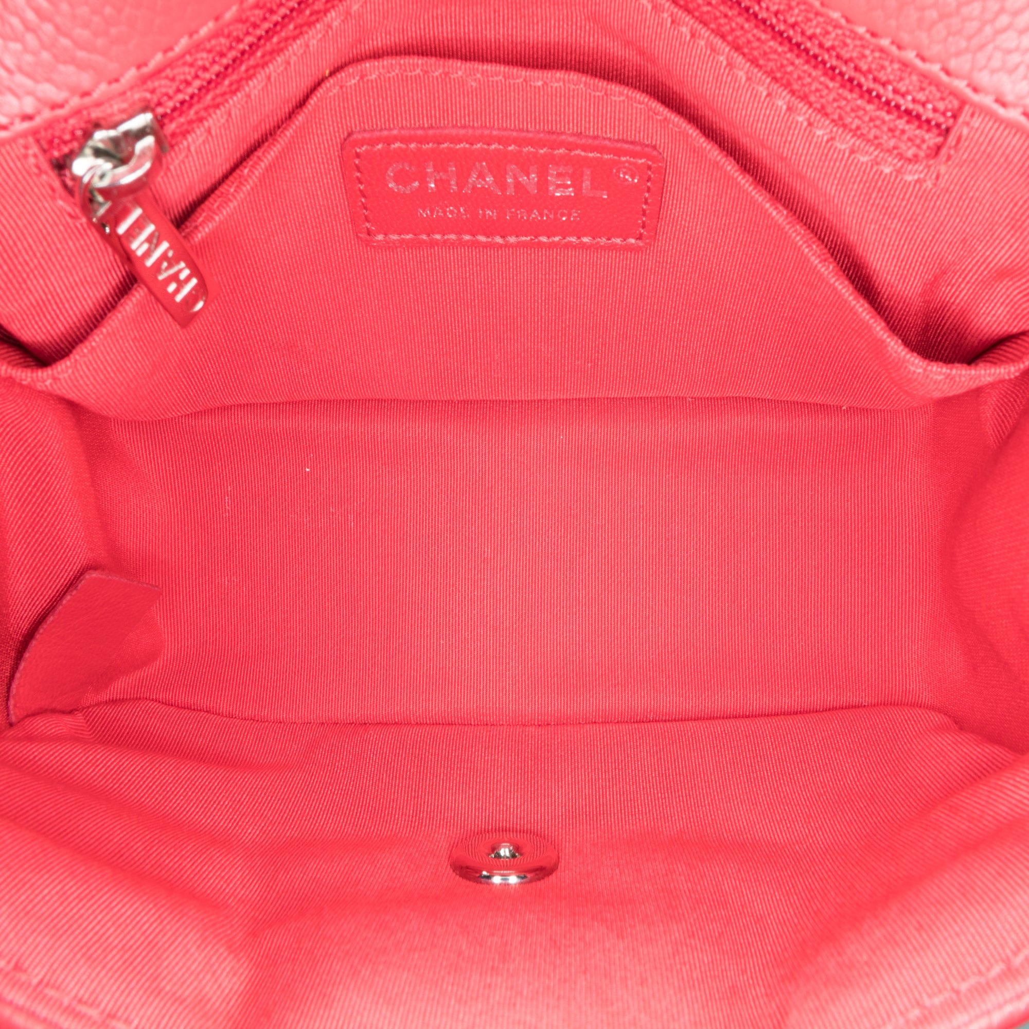 Chanel Mini Caviar Chevron Data Center Envelope Flap Bag - image 4