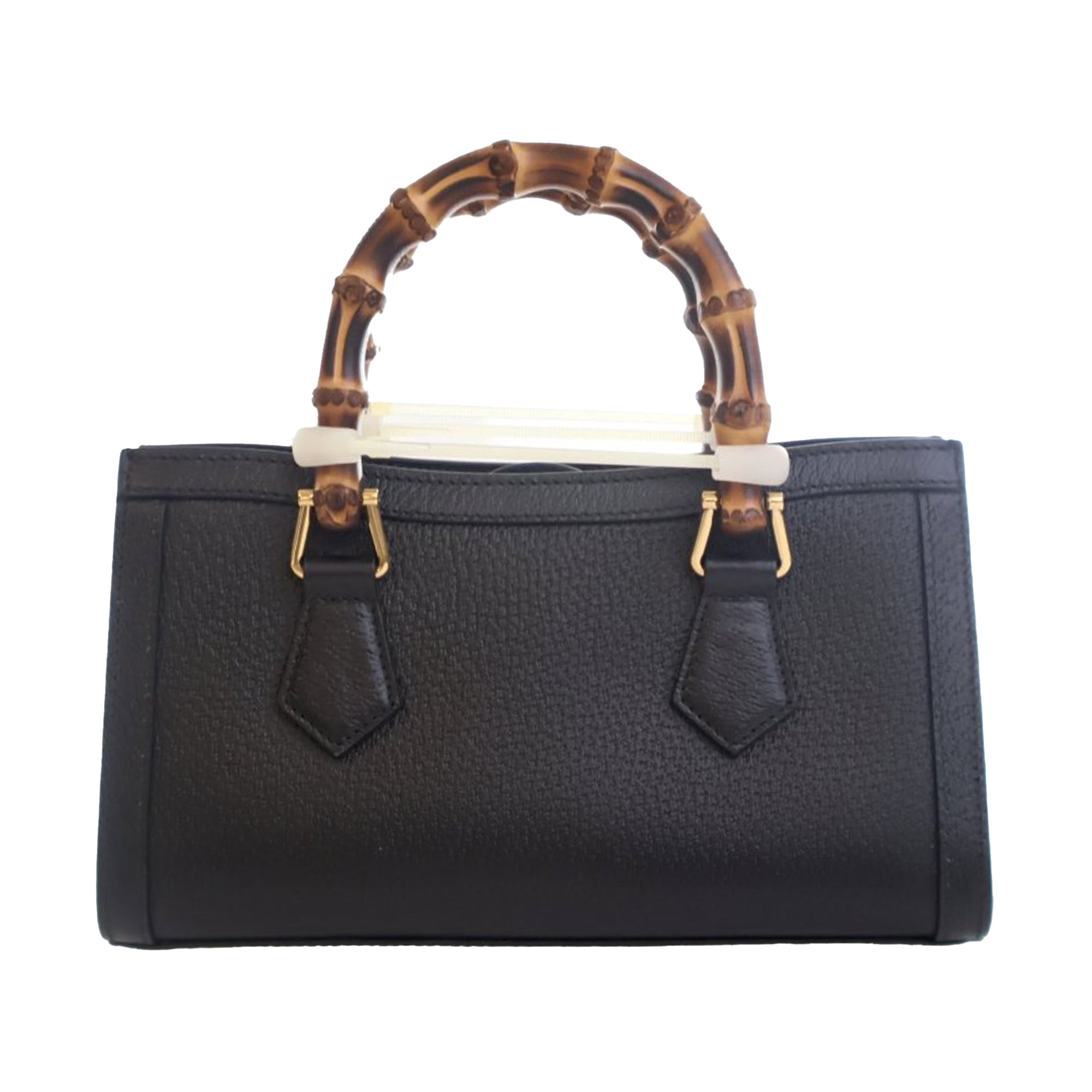 Gucci Small Calfskin Bamboo Diana Satchel - image 4