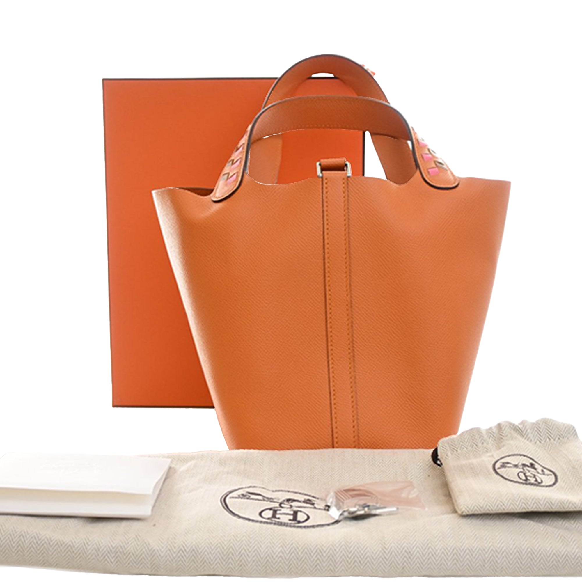 Hermès Epsom Tressage Picotin Lock 18 - image 14
