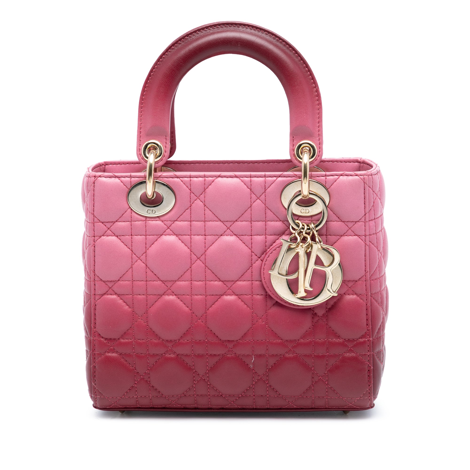 Dior Small Gradient Lambskin Cannage Lady Dior - image 1