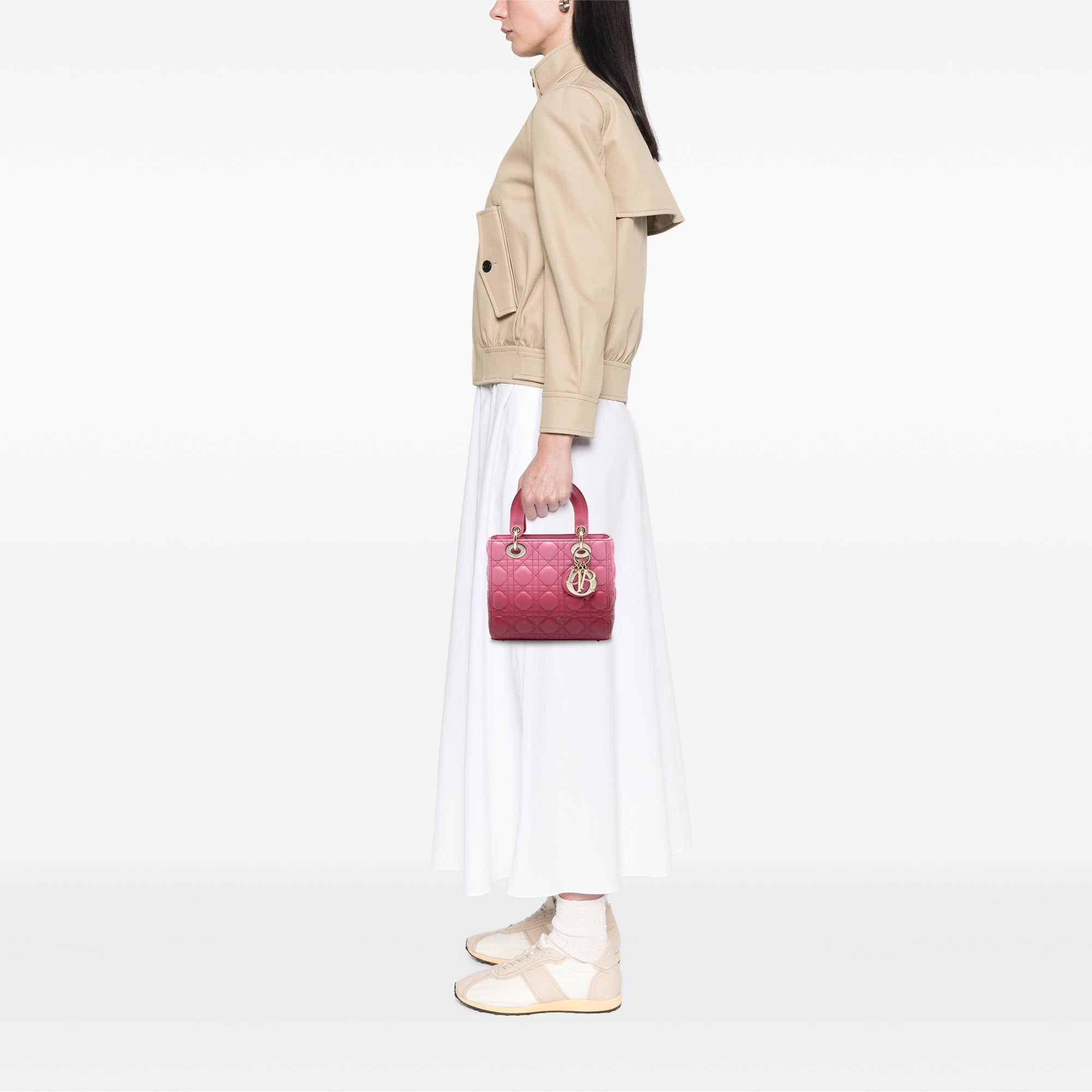 Dior Small Gradient Lambskin Cannage Lady Dior - image 7