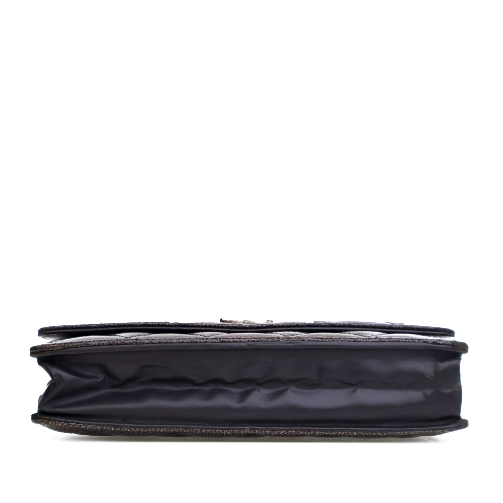 Chanel CC Quilted Shiny Crumpled Calfskin Wallet on Chain - image 3