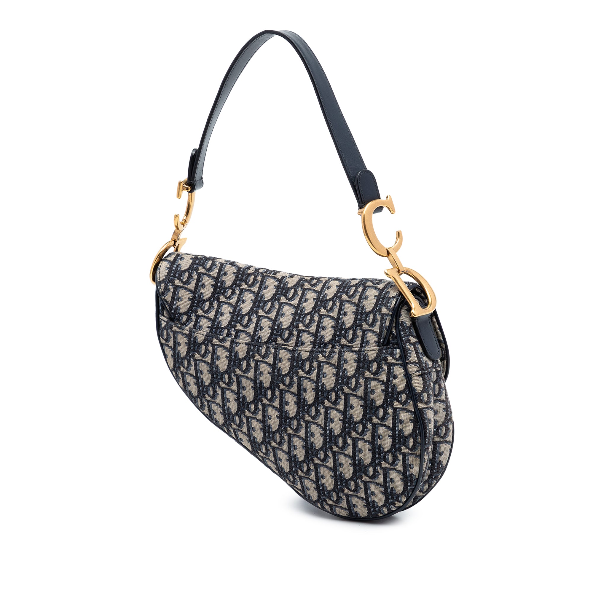 Dior Oblique Canvas Saddle Bag - image 2